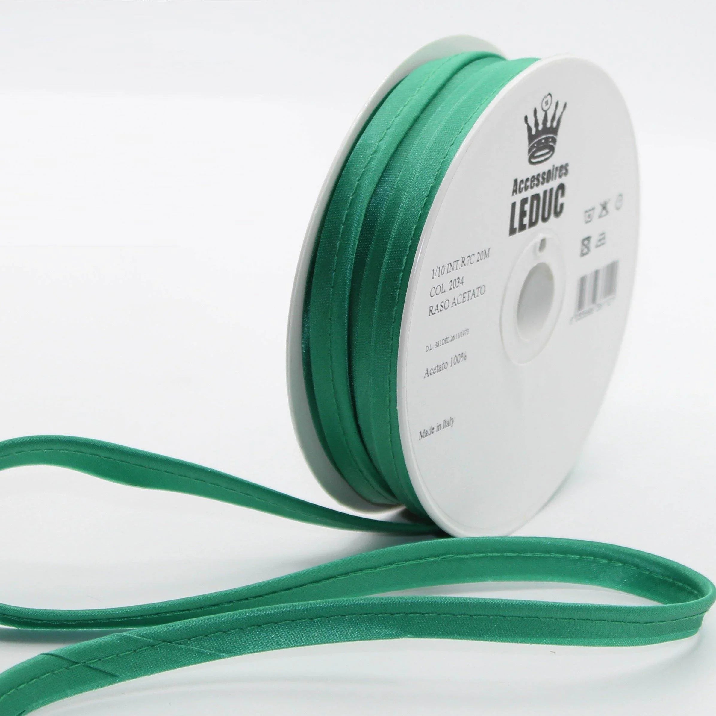 Satin PIPING / 10mm - 8/2 - ACCESSOIRES LEDUC BV