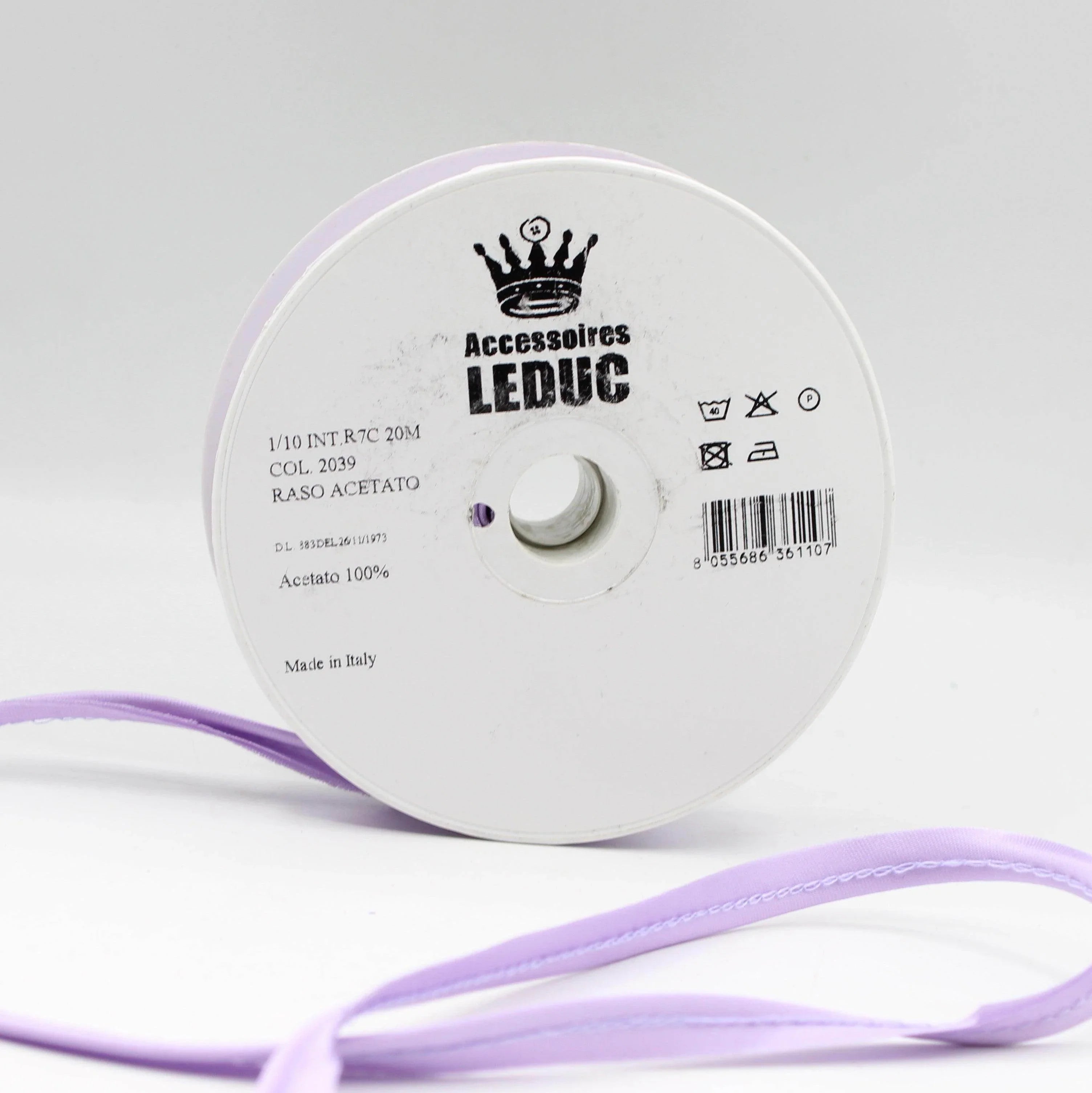 Satin PIPING / 10mm - 8/2 - ACCESSOIRES LEDUC BV