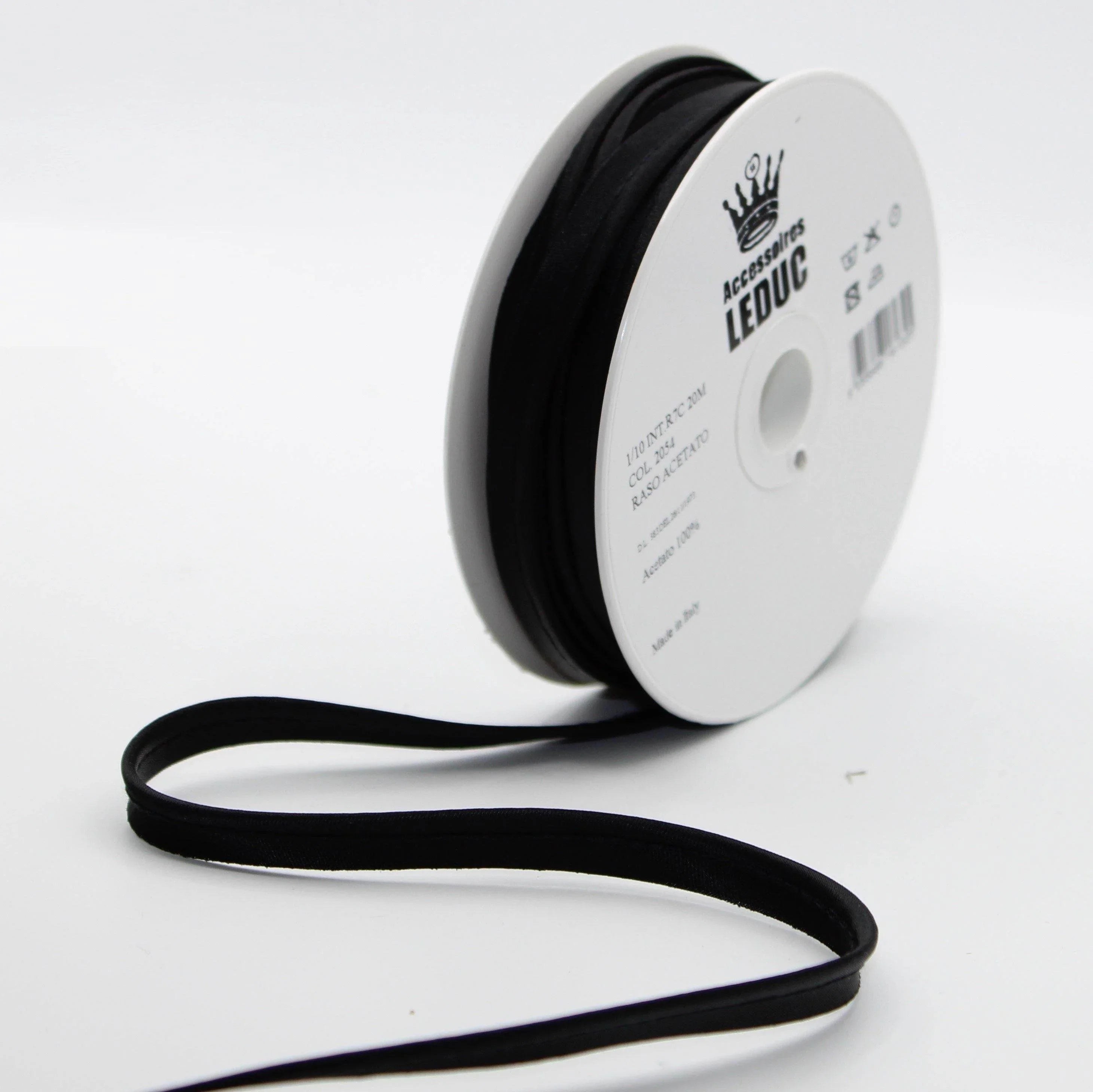 Satin PIPING / 10mm - 8/2 - ACCESSOIRES LEDUC BV