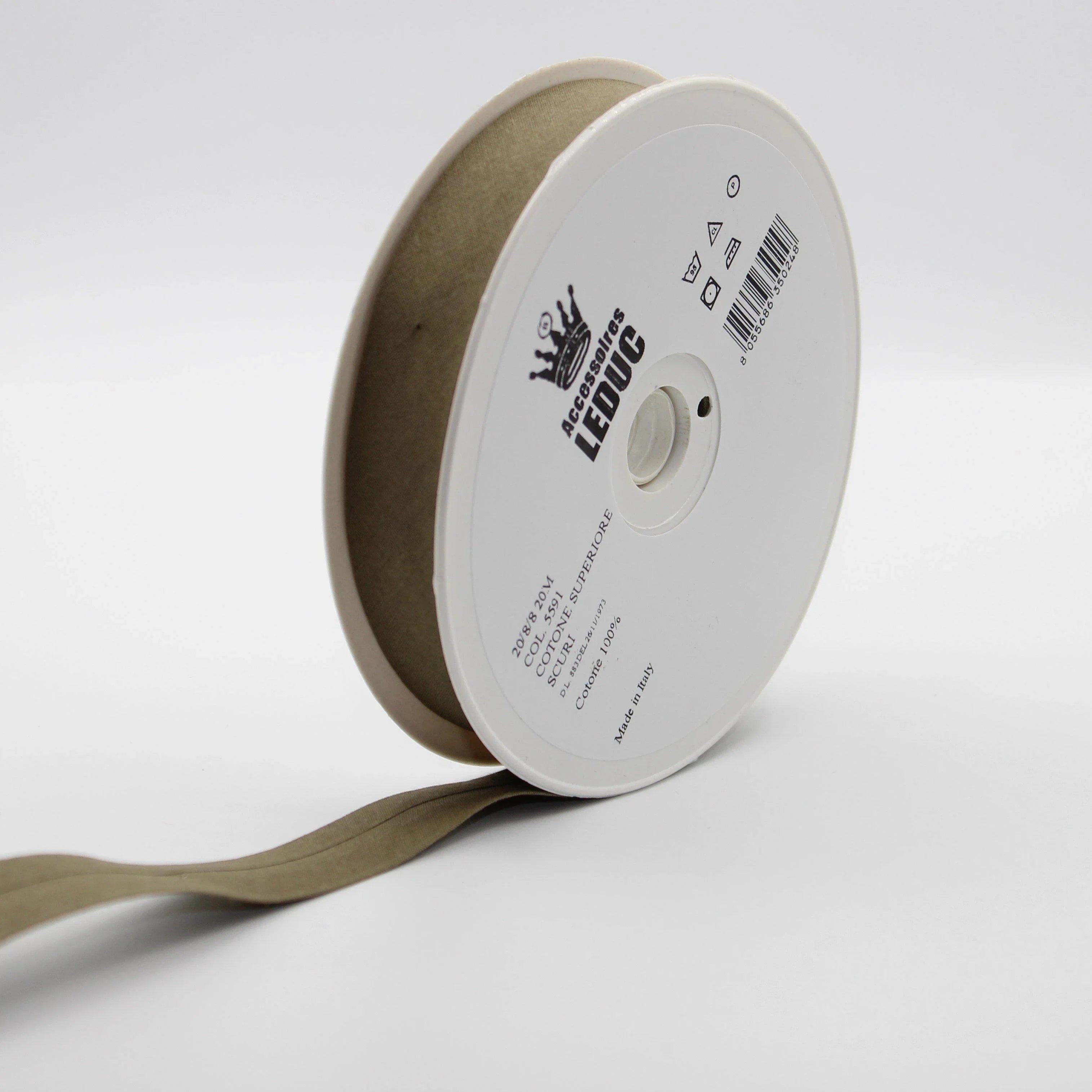 20MT - COTTON BIAS BINDING / 20mm - 20/8/8 #SBI517 - ACCESSOIRES LEDUC BV