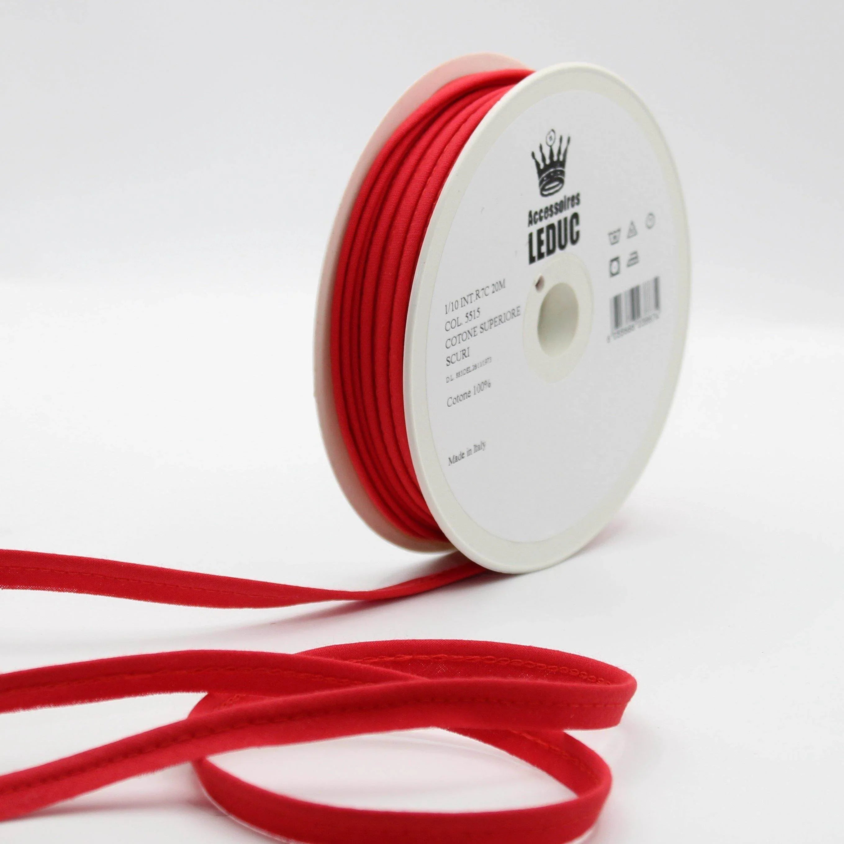 20MT - COTTON PIPING / 10mm (8+2mm) - ACCESSOIRES LEDUC BV