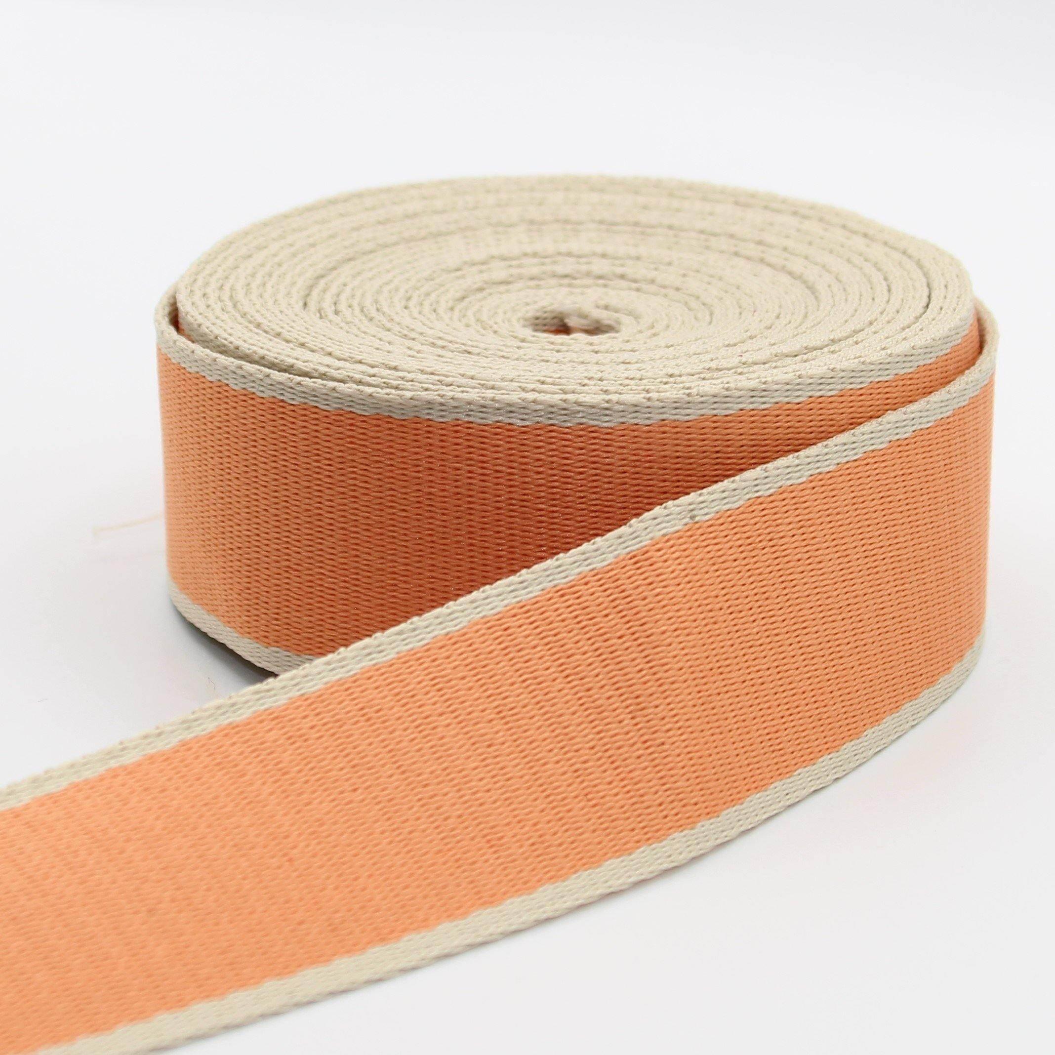 5 meters Bicolor Fine Webbing 38mm #RUB1935 - ACCESSOIRES LEDUC BV