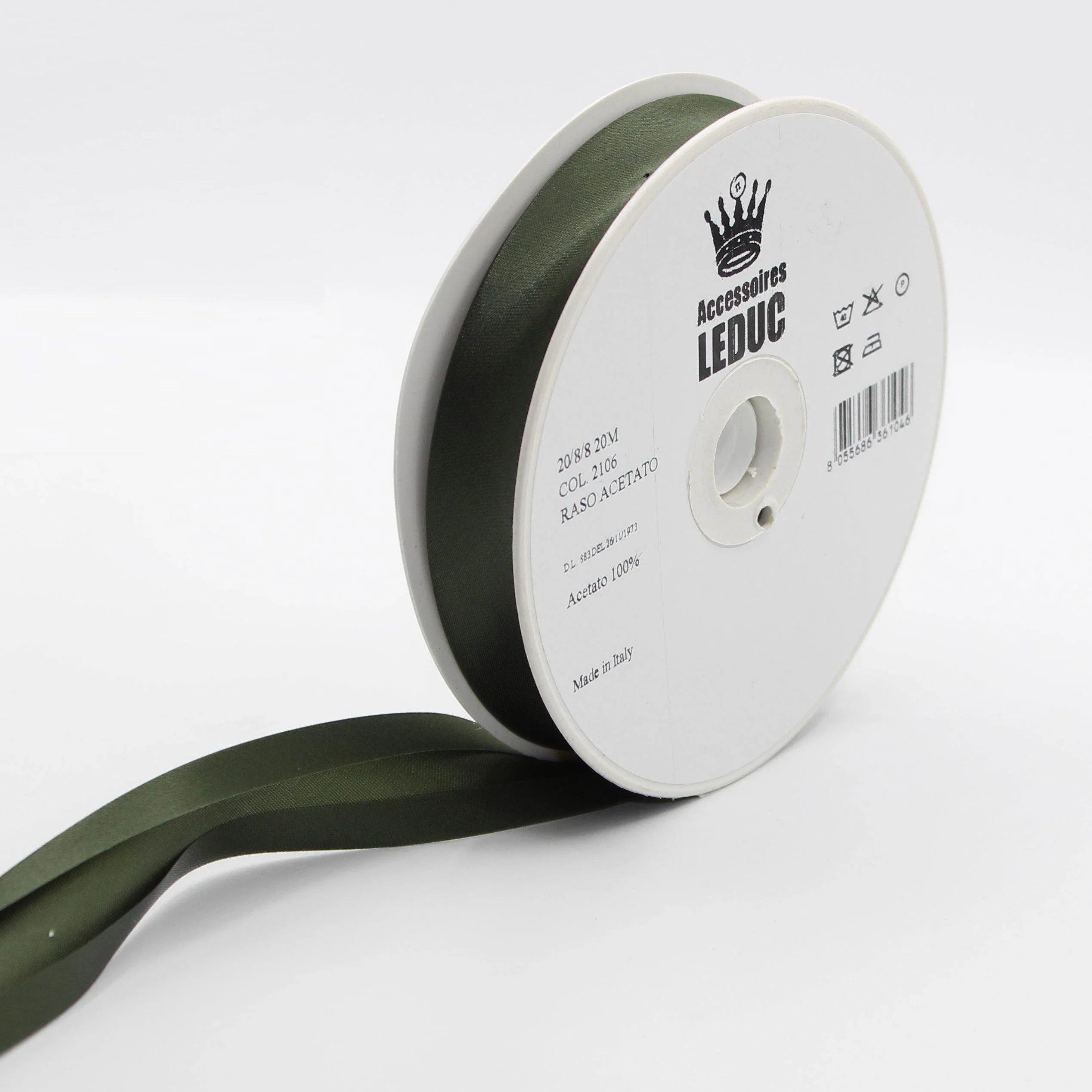 Satin BIAS BINDING / 20mm - 20/8/8 #SBI500-20-8-8-20 - ACCESSOIRES LEDUC BV