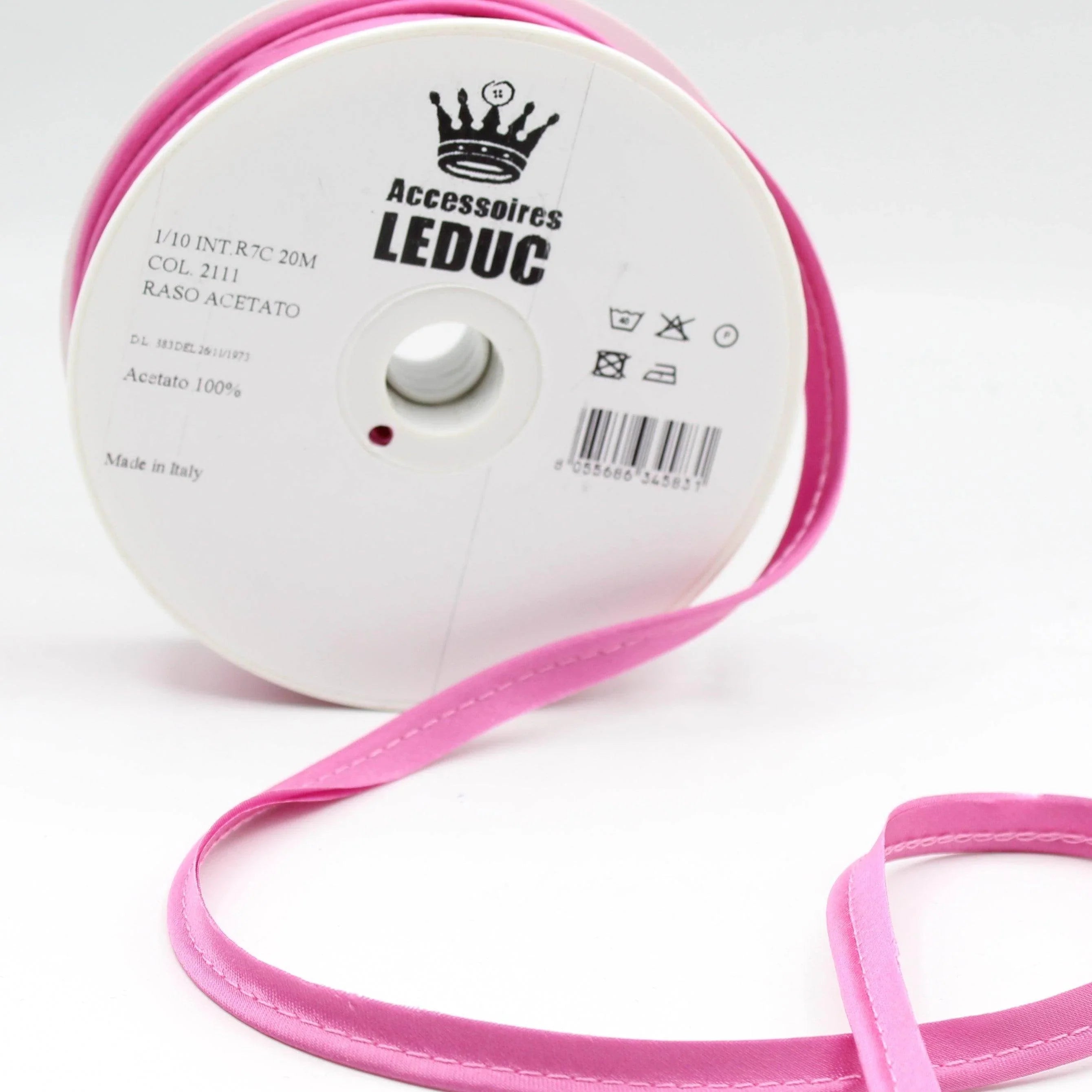 Satin PIPING / 10mm - 8/2 - ACCESSOIRES LEDUC BV