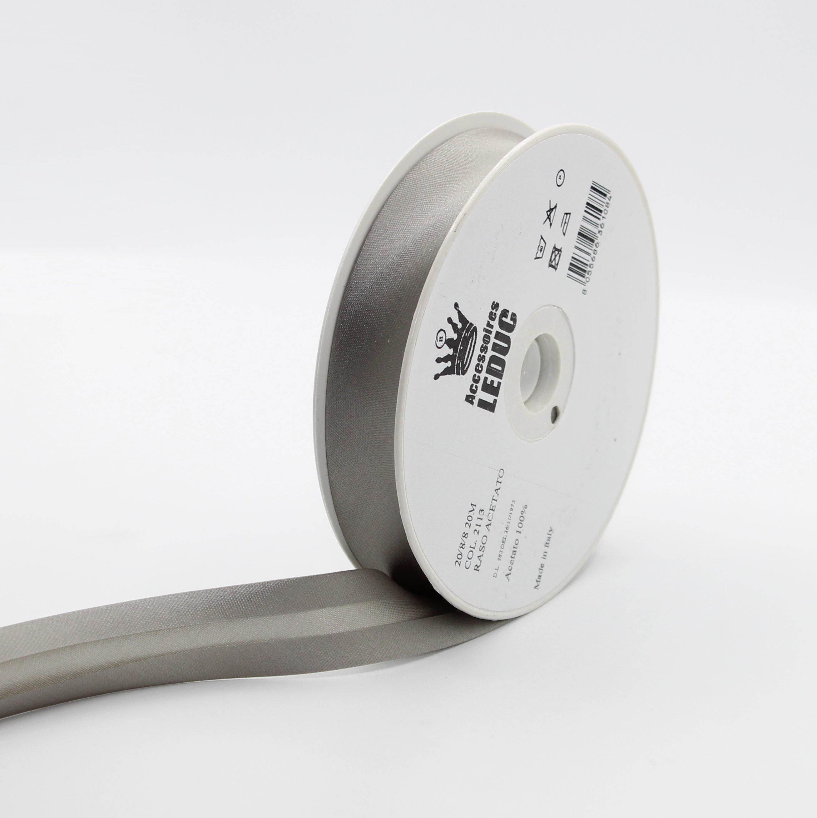 Satin BIAS BINDING / 20mm - 20/8/8 #SBI500-20-8-8-20 - ACCESSOIRES LEDUC BV