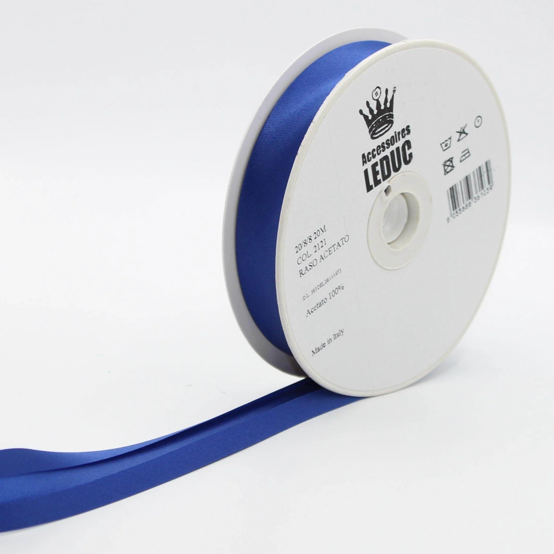 Satin BIAS BINDING / 20mm - 20/8/8 #SBI500-20-8-8-20 - ACCESSOIRES LEDUC BV