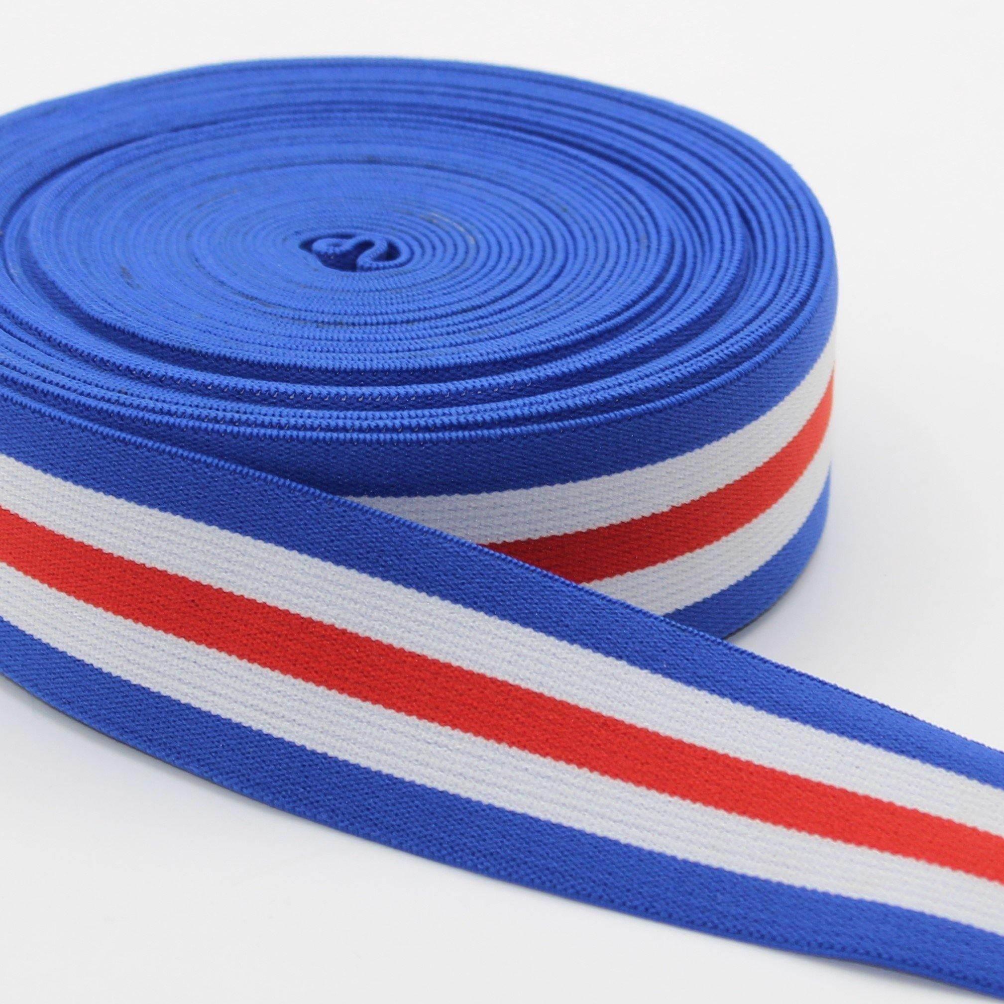 5 meters 40mm Striped Elastic #ELA1311 - ACCESSOIRES LEDUC BV