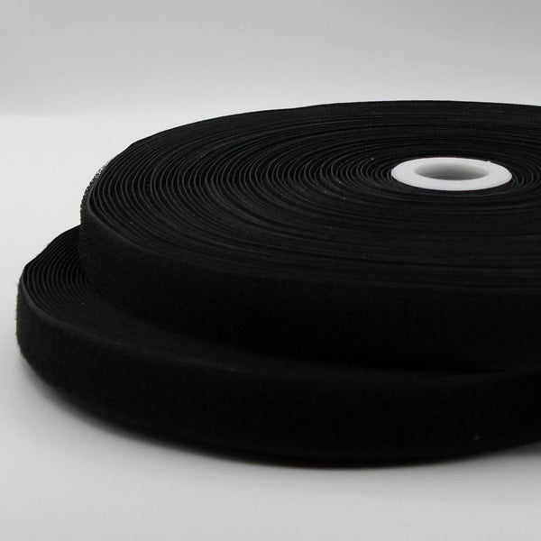 25 METERS HOOK ON LOOP TAPE Black or White #HNL498 - ACCESSOIRES LEDUC BV