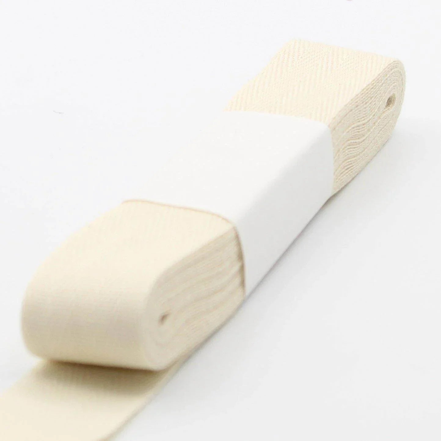 5 Meters Herringbone Tape 100% Cotton White Black or Ecru - ACCESSOIRES LEDUC BV