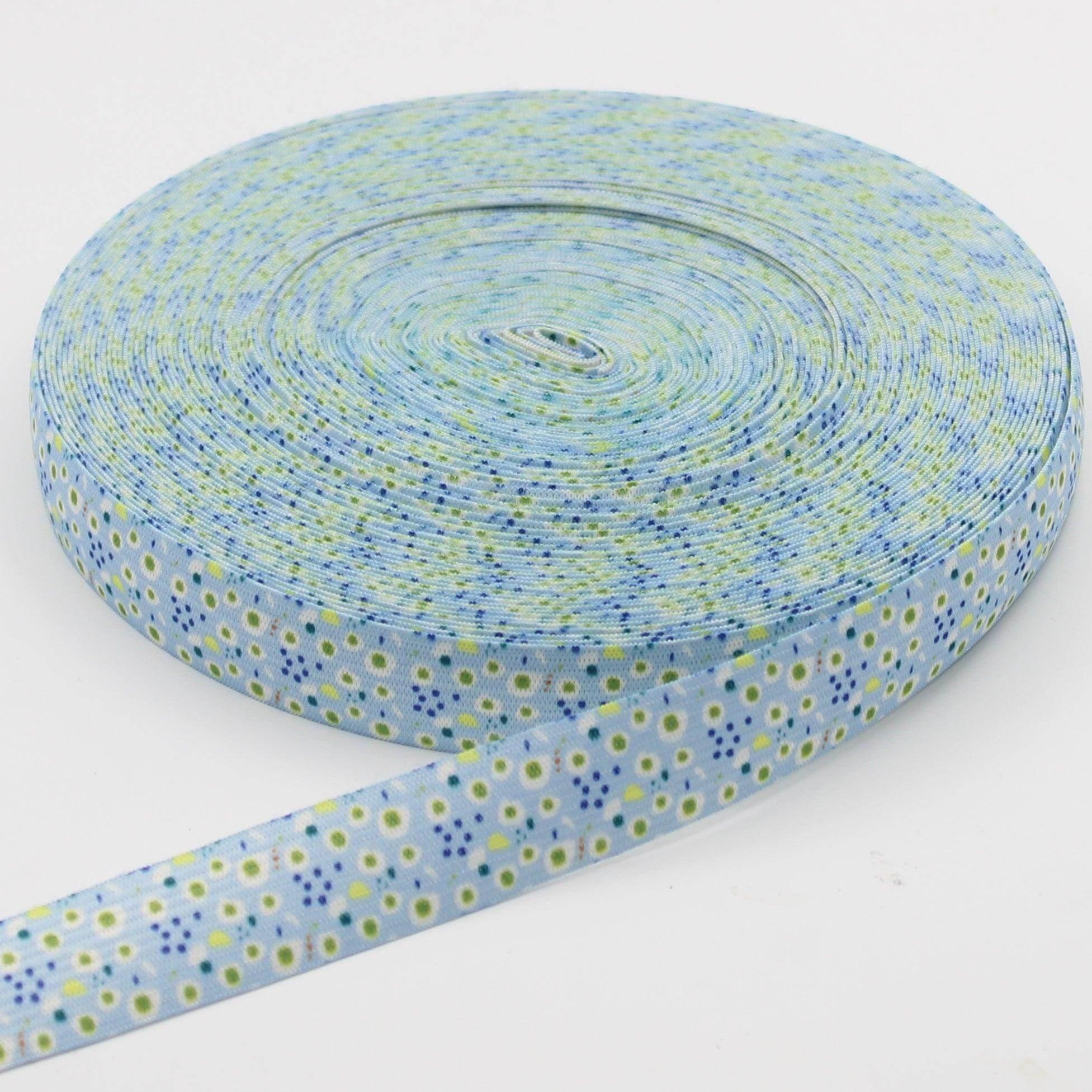 20 meters Printed Elastic 15 25 or 40mm #ELA3520 - ACCESSOIRES LEDUC BV