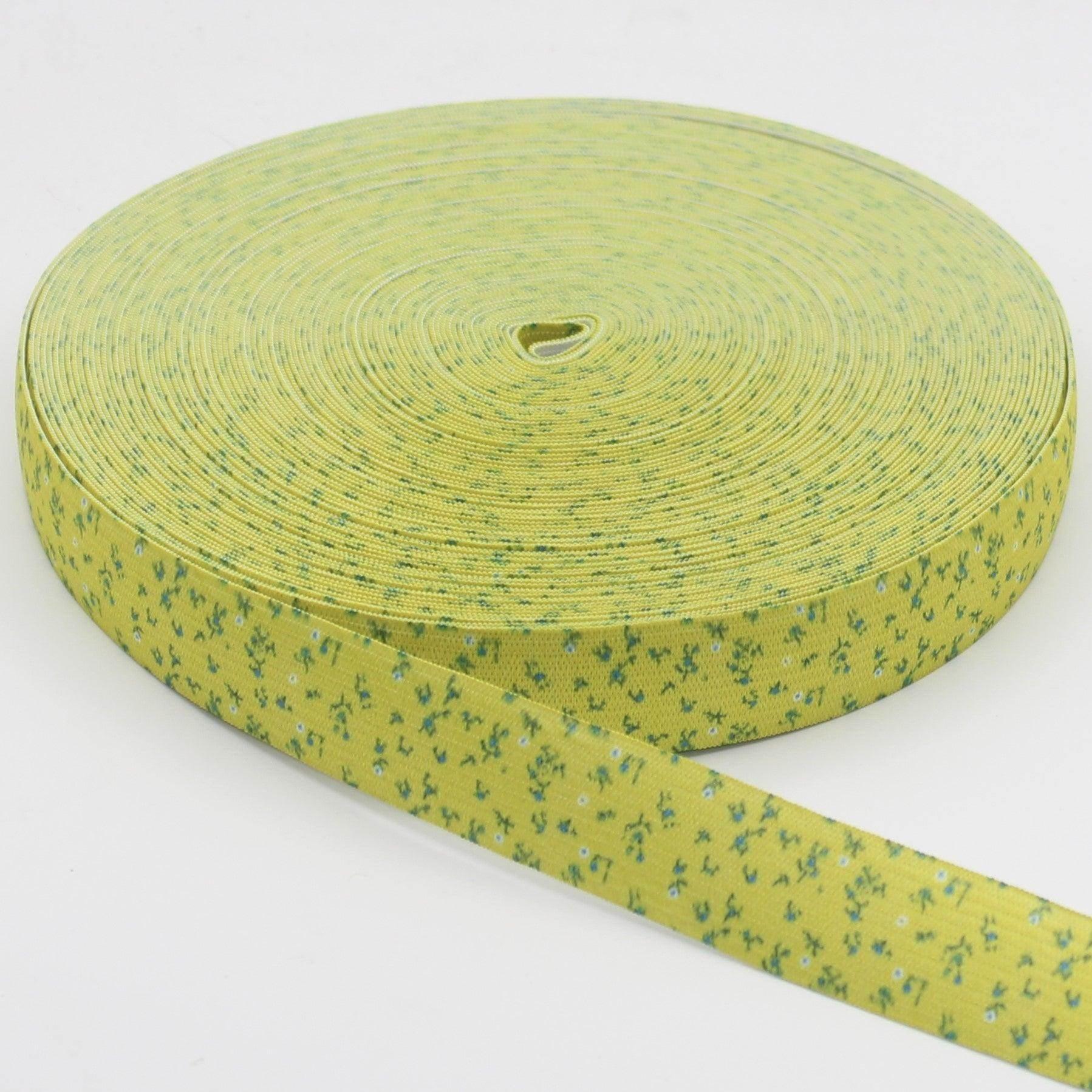 20 meters Printed Elastic 15 25 or 40mm #ELA3520 - ACCESSOIRES LEDUC BV