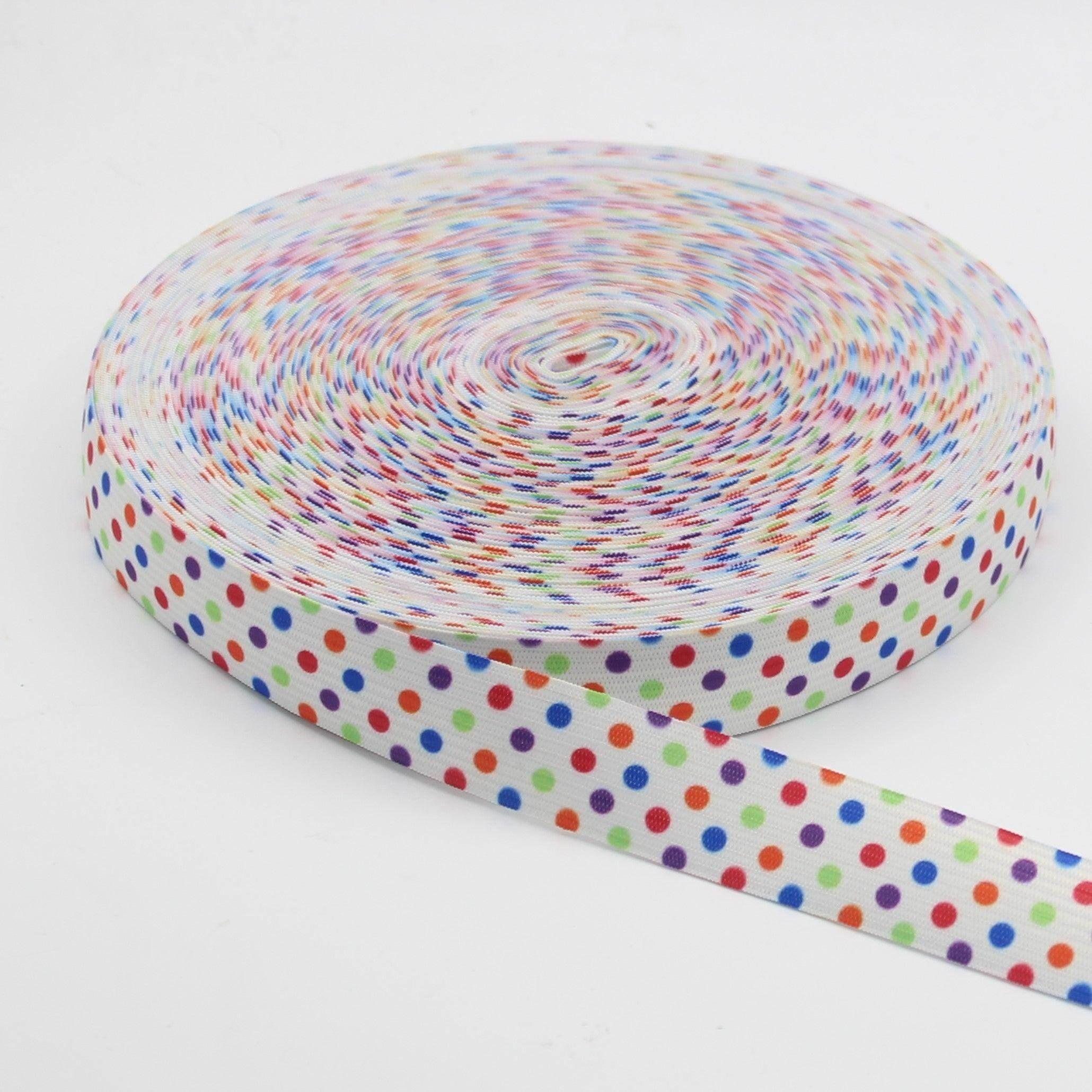 20 meters Printed Elastic 15 25 or 40mm #ELA3520 - ACCESSOIRES LEDUC BV