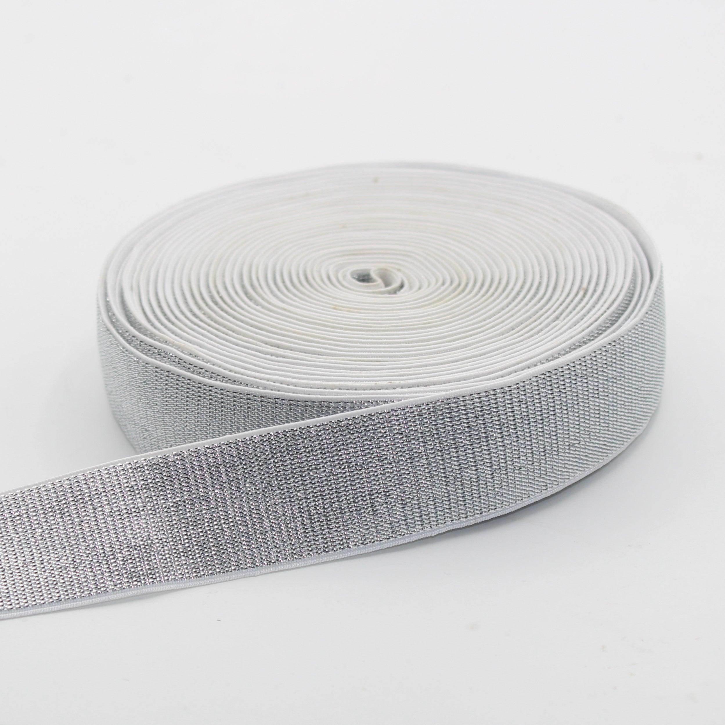Soft Backing Lurex Elastic 10 20 25 30 or 40mm #ELA1315 - ACCESSOIRES LEDUC BV