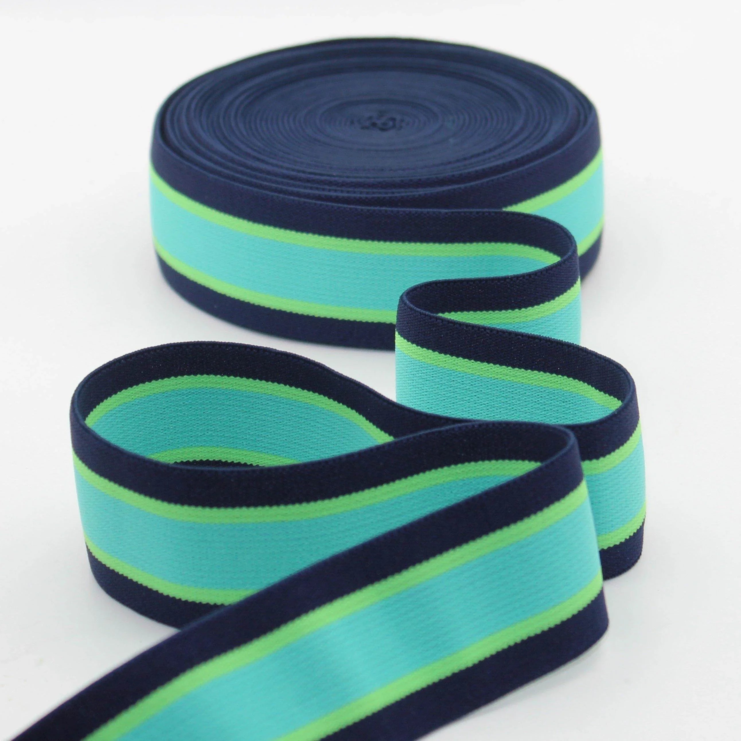 5 meters 40mm 5 Stripes Elastic #ELA1305 - ACCESSOIRES LEDUC BV