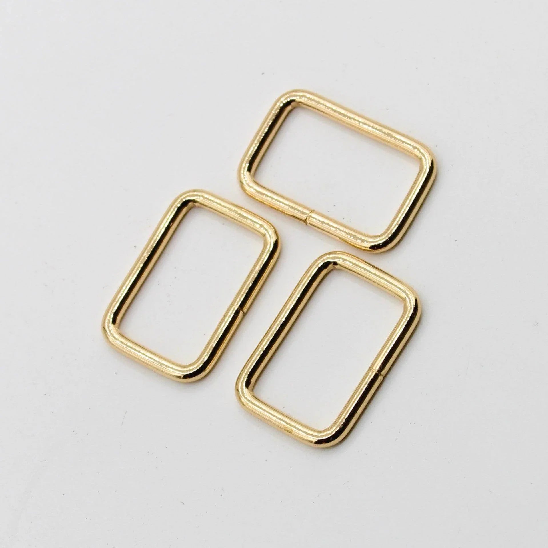 3 Buckles / Lobsters / D-Rings 30 / 40 or 50mm - Gold Silver Oldbrass Mat Black or Gunmetal - ACCESSOIRES LEDUC BV