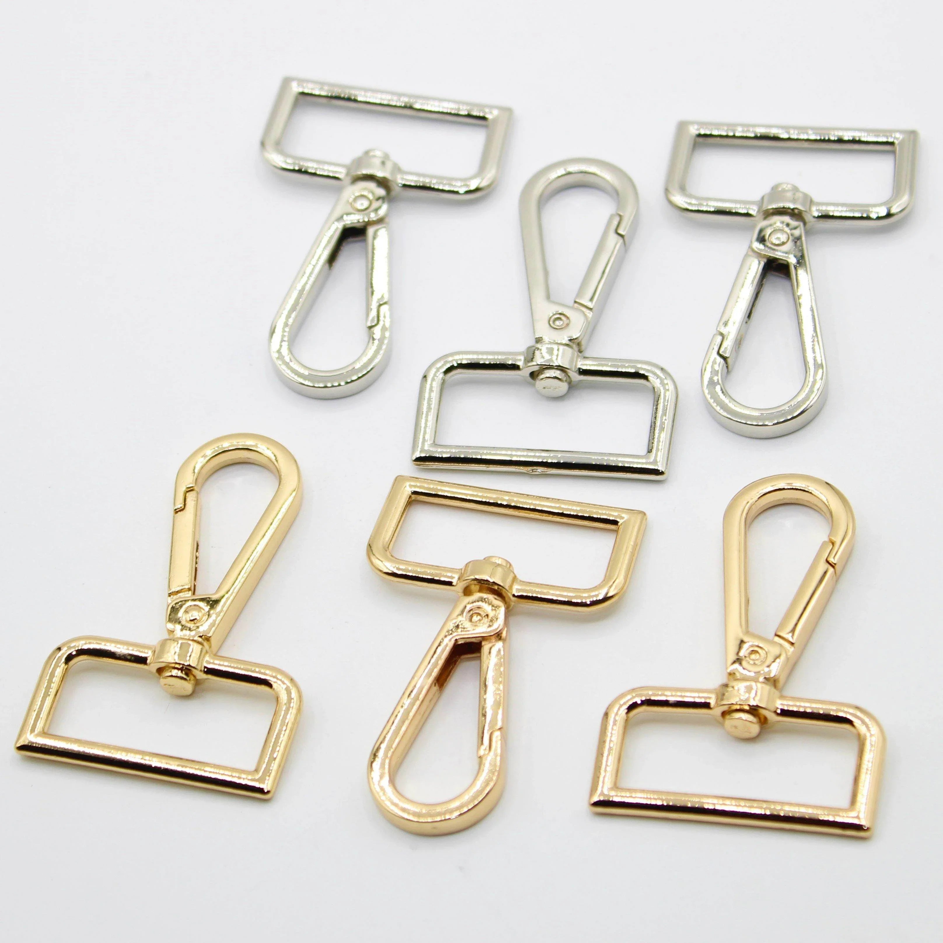 3 Buckles / Lobsters / D-Rings 30 / 40 or 50mm - Gold Silver Oldbrass Mat Black or Gunmetal - ACCESSOIRES LEDUC BV
