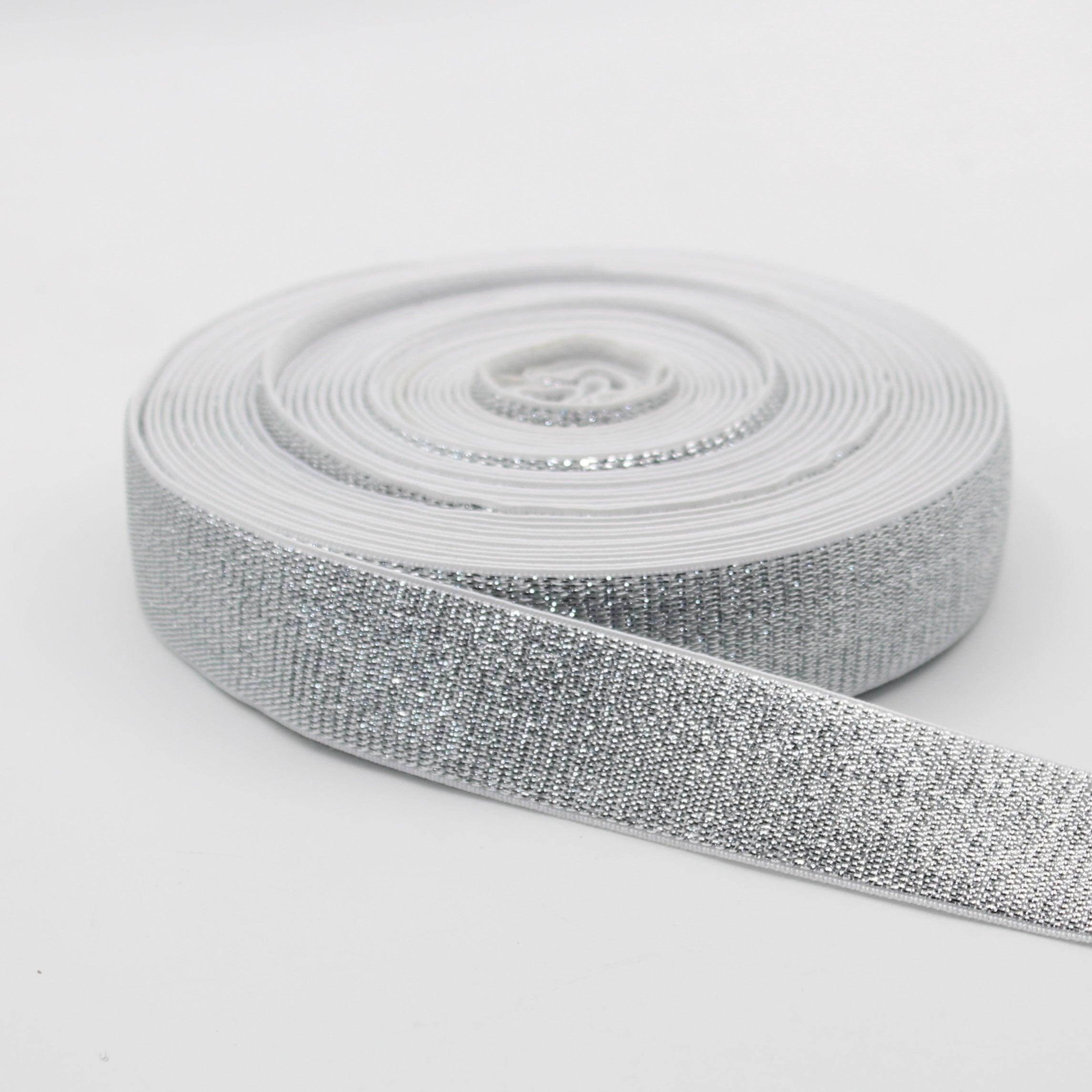 Soft Backing Lurex Elastic 10 20 25 30 or 40mm #ELA1315 - ACCESSOIRES LEDUC BV