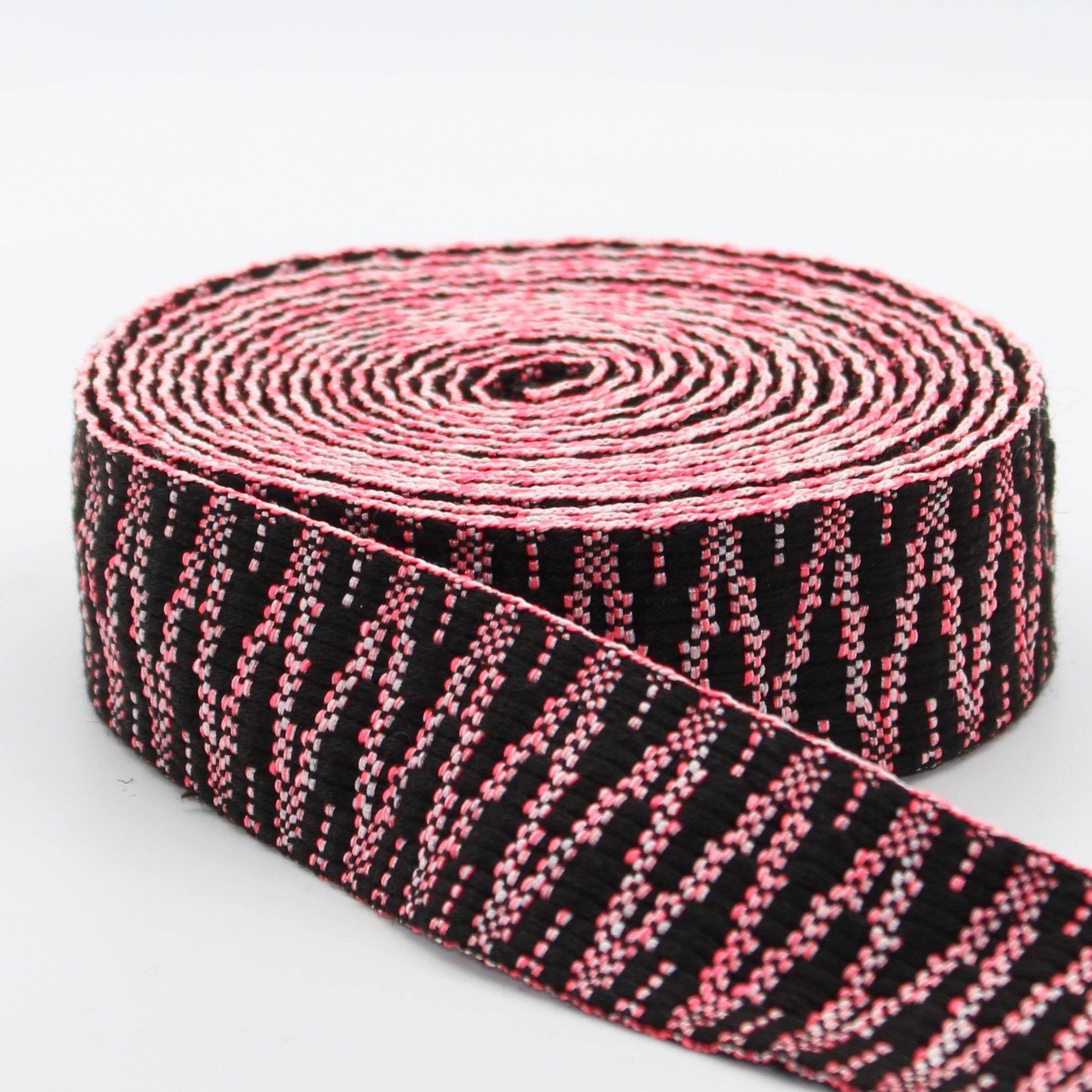 5 meters Ethnic Zig Zag Webbing 38mm #RUB1936 - ACCESSOIRES LEDUC BV