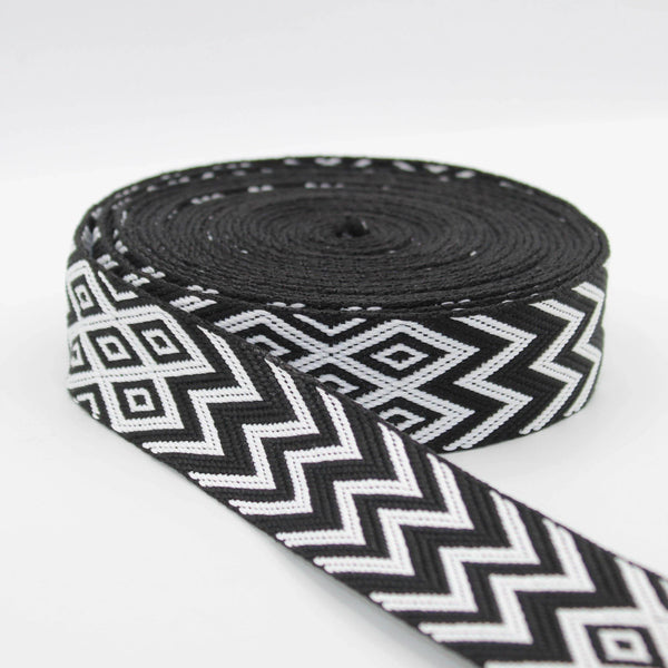 5 Meters Ethnic Thunder Webbing 38mm #RUB1954 - ACCESSOIRES LEDUC BV