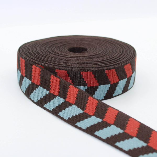 5 Meters 38mm Parallelepiped Webbing #RUB1946 - ACCESSOIRES LEDUC BV