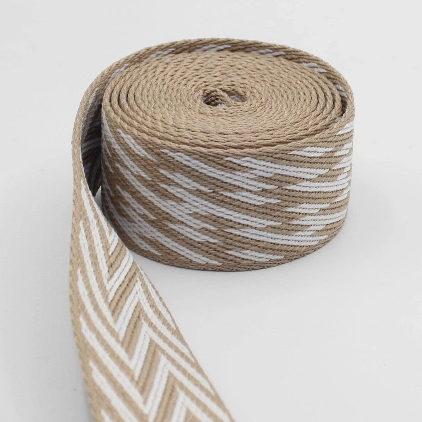 5 meters Zig Zag / Thunder Webbing 38mm #RUB3514 - ACCESSOIRES LEDUC BV