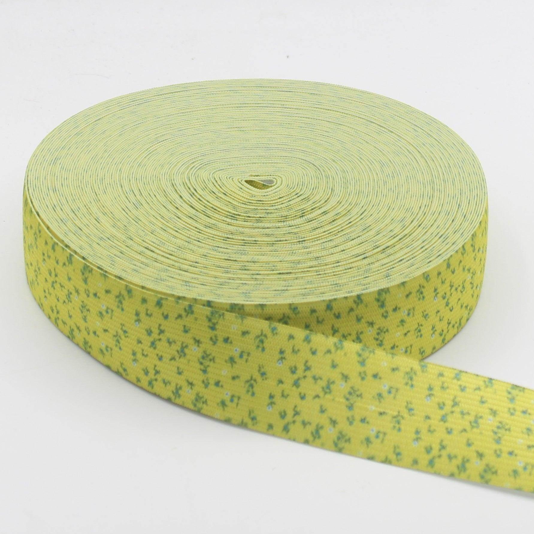 20 meters Printed Elastic 15 25 or 40mm #ELA3520 - ACCESSOIRES LEDUC BV
