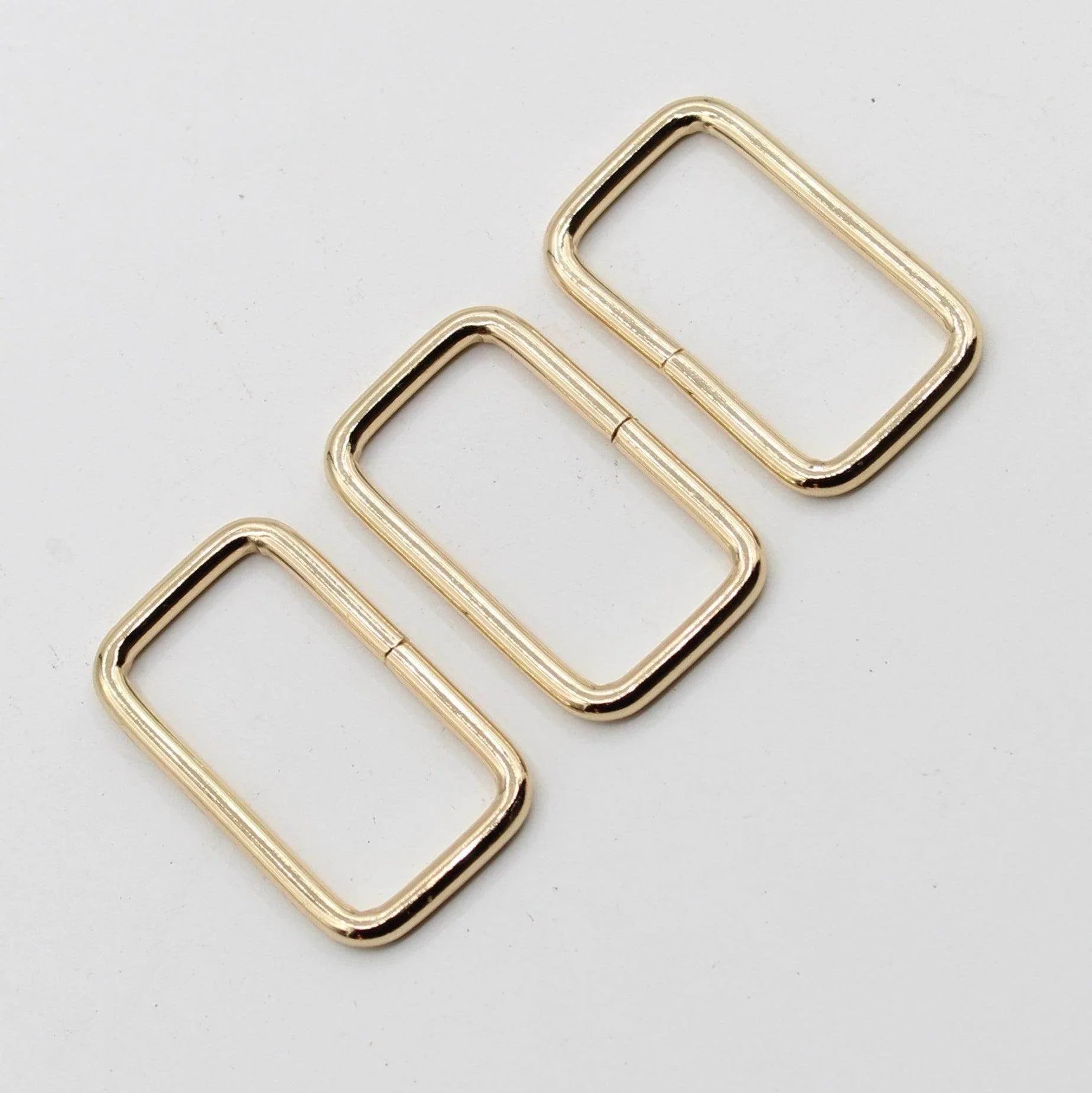 3 Buckles / Lobsters / D-Rings 30 / 40 or 50mm - Gold Silver Oldbrass Mat Black or Gunmetal - ACCESSOIRES LEDUC BV