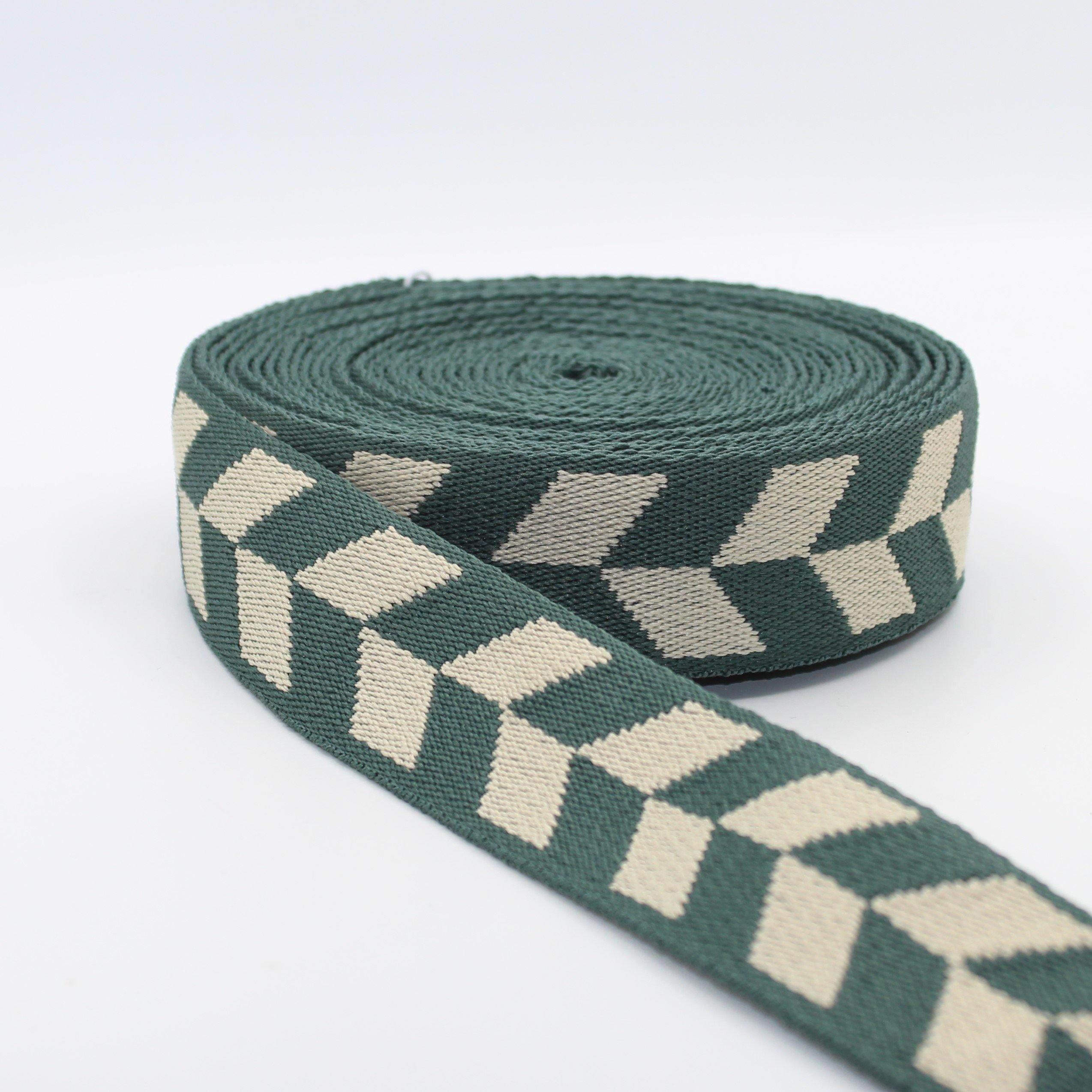 5 Meters 38mm Parallelepiped Webbing #RUB1946 - ACCESSOIRES LEDUC BV