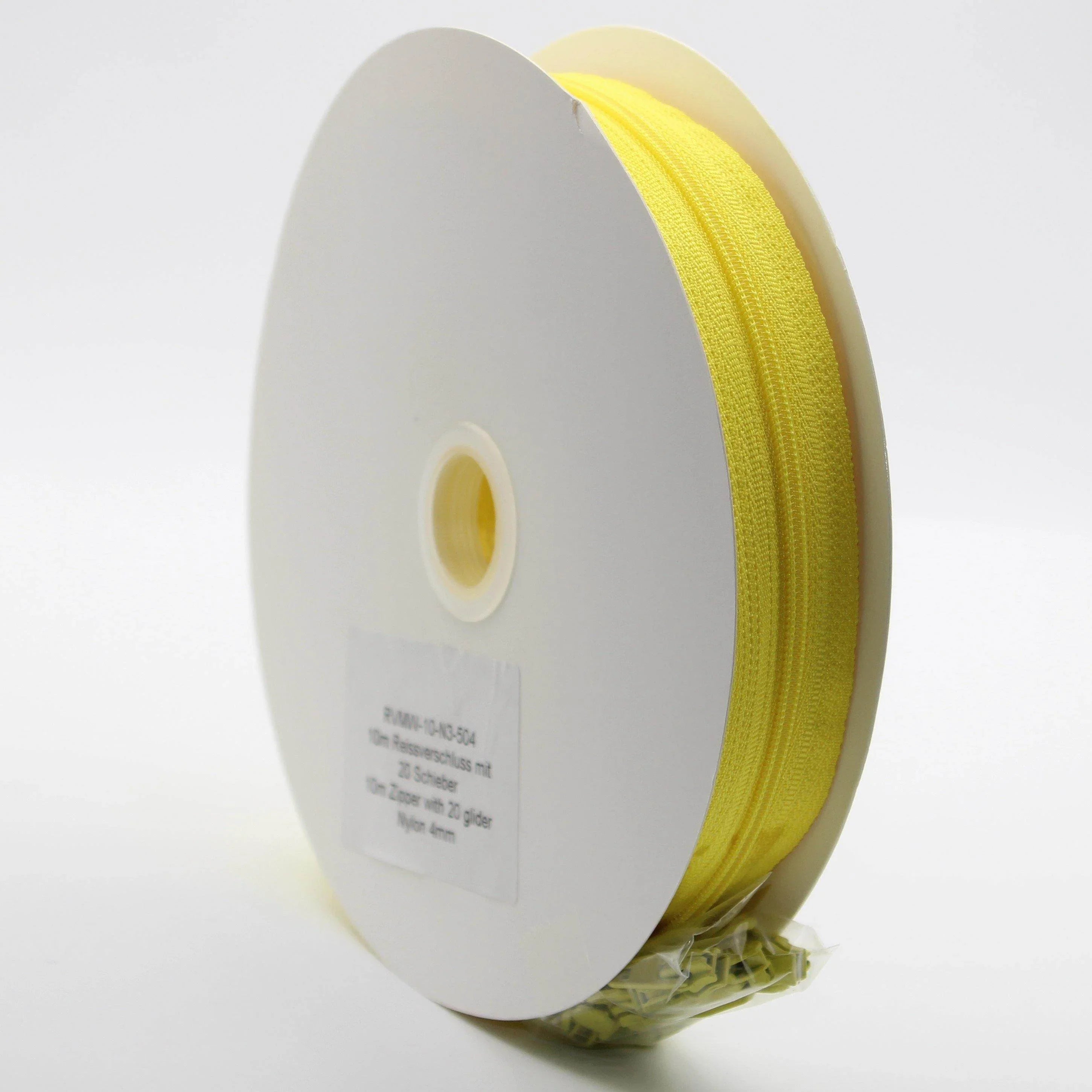 10 METERS Zipper with 20 Gliders - Nylon 4mm - ACCESSOIRES LEDUC BV