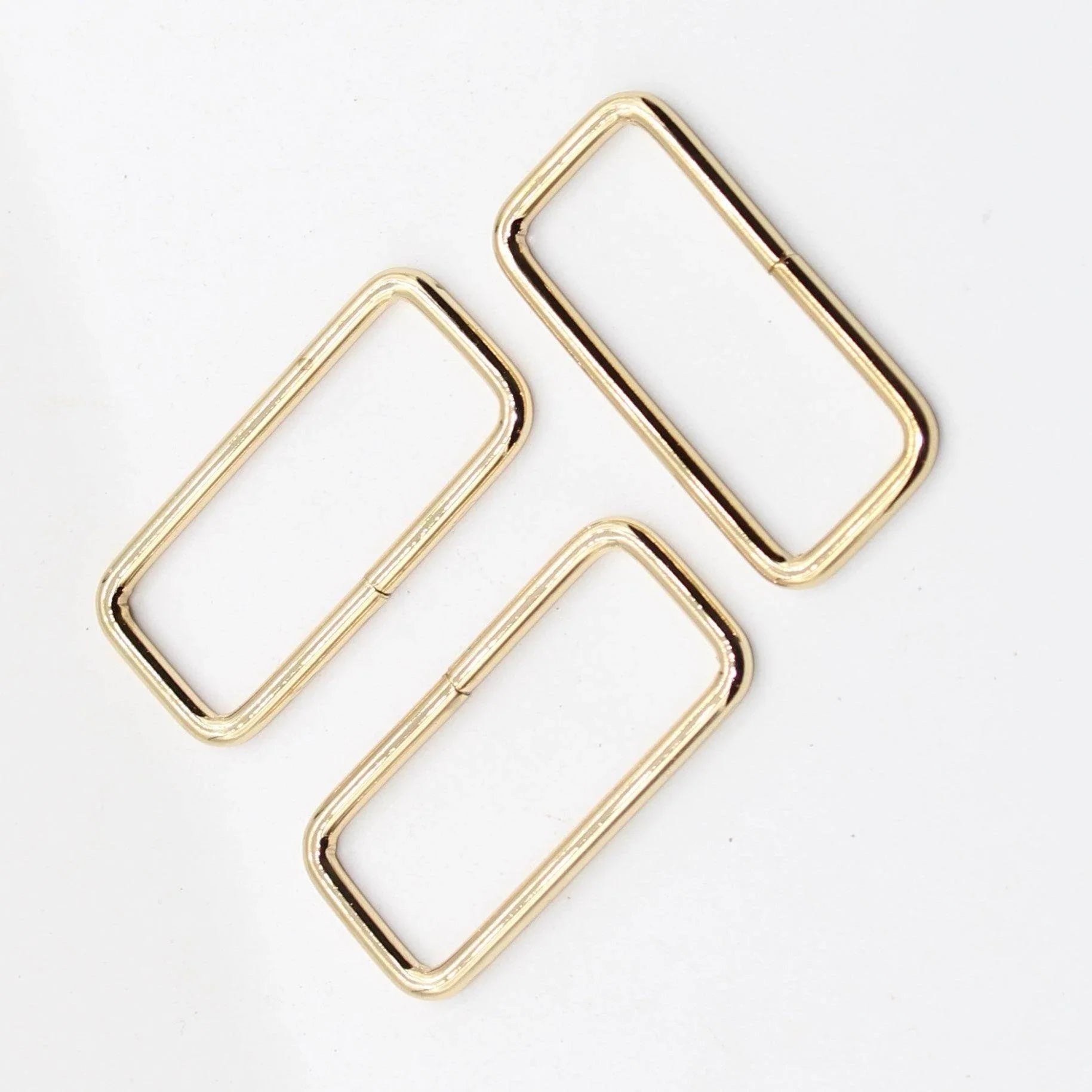 3 Buckles / Lobsters / D-Rings 30 / 40 or 50mm - Gold Silver Oldbrass Mat Black or Gunmetal - ACCESSOIRES LEDUC BV