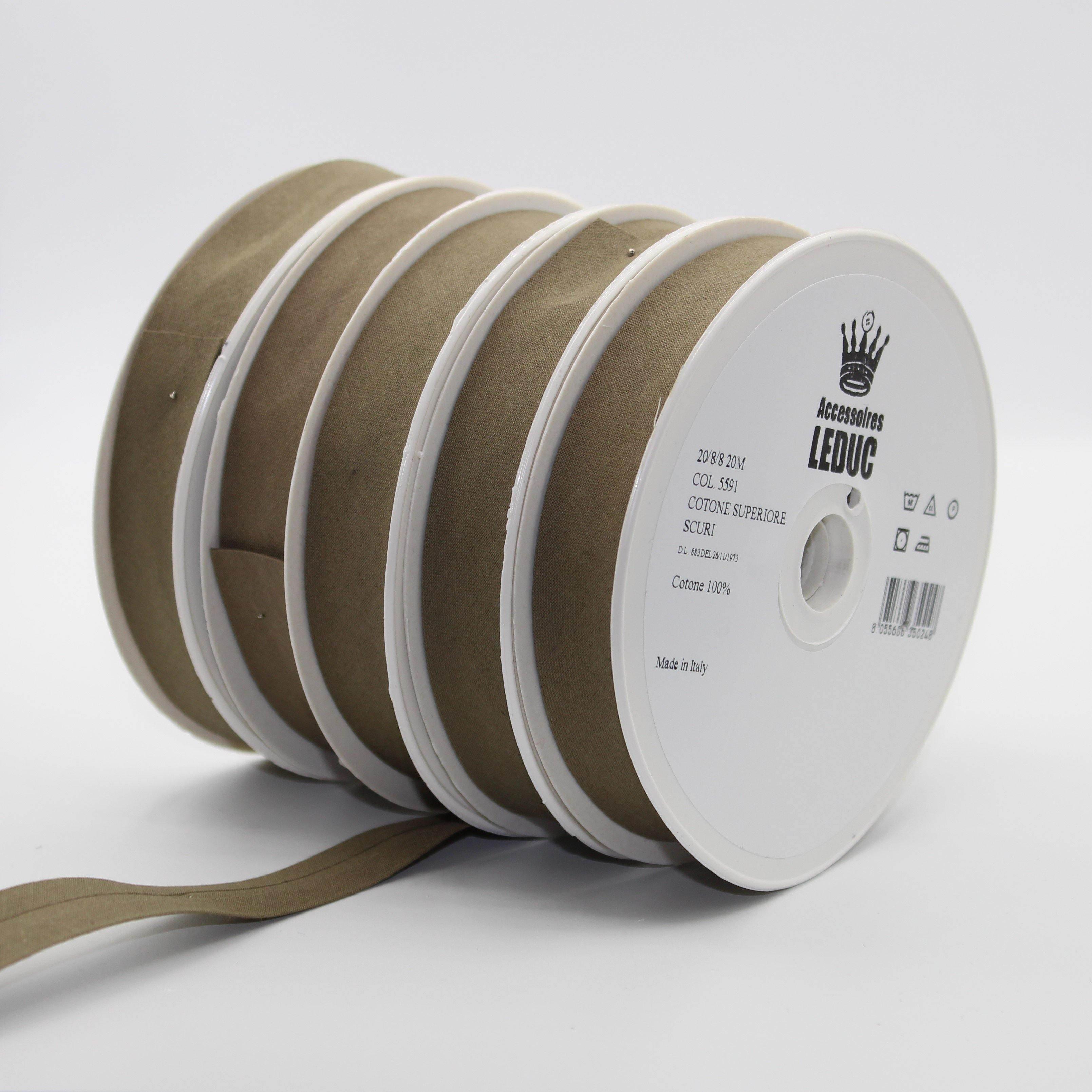 100MT - COTTON BIAS BINDING / 20mm - 20/8/8 #SBI517 - ACCESSOIRES LEDUC BV