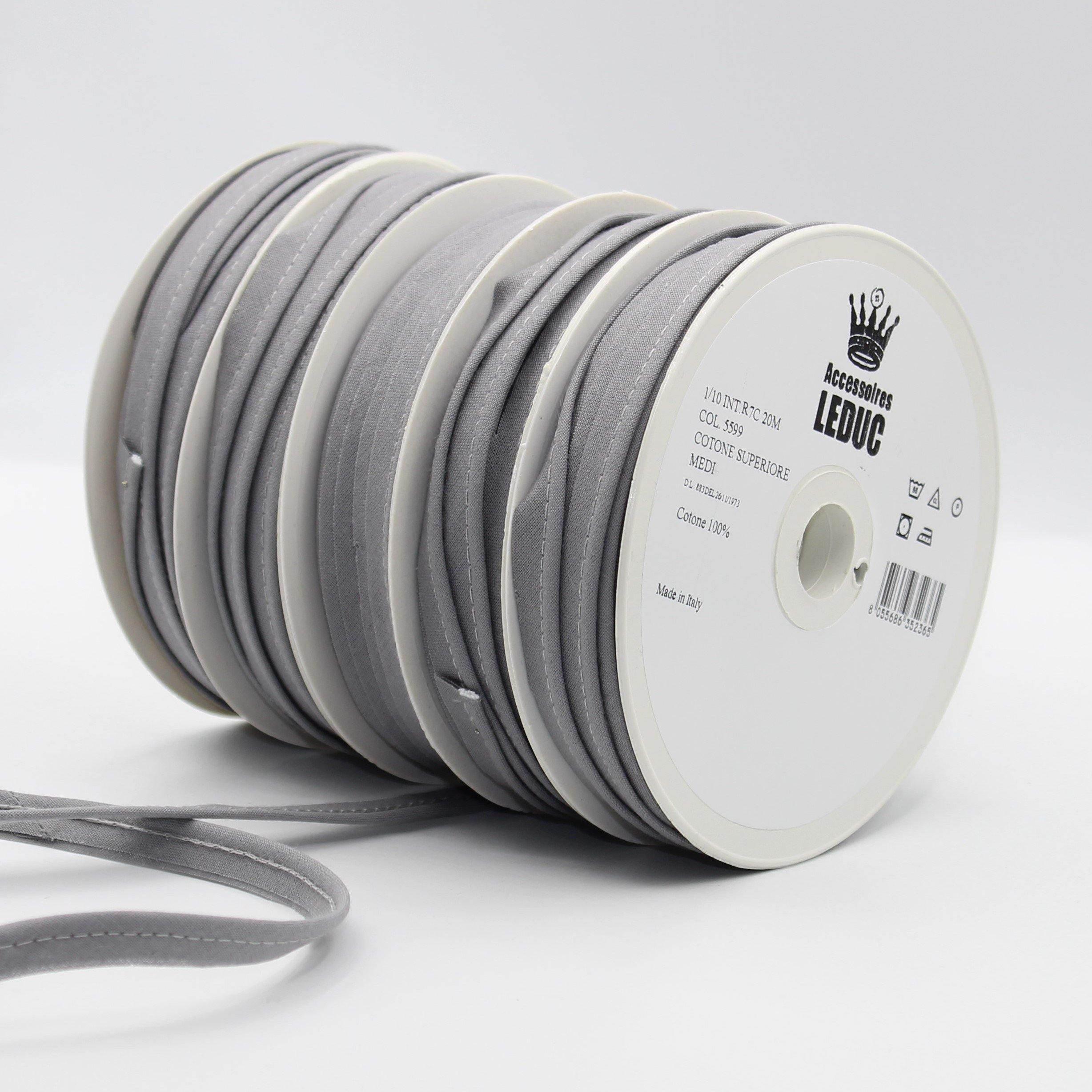 100MT - COTTON PIPING / 10mm (8+2mm) - ACCESSOIRES LEDUC BV