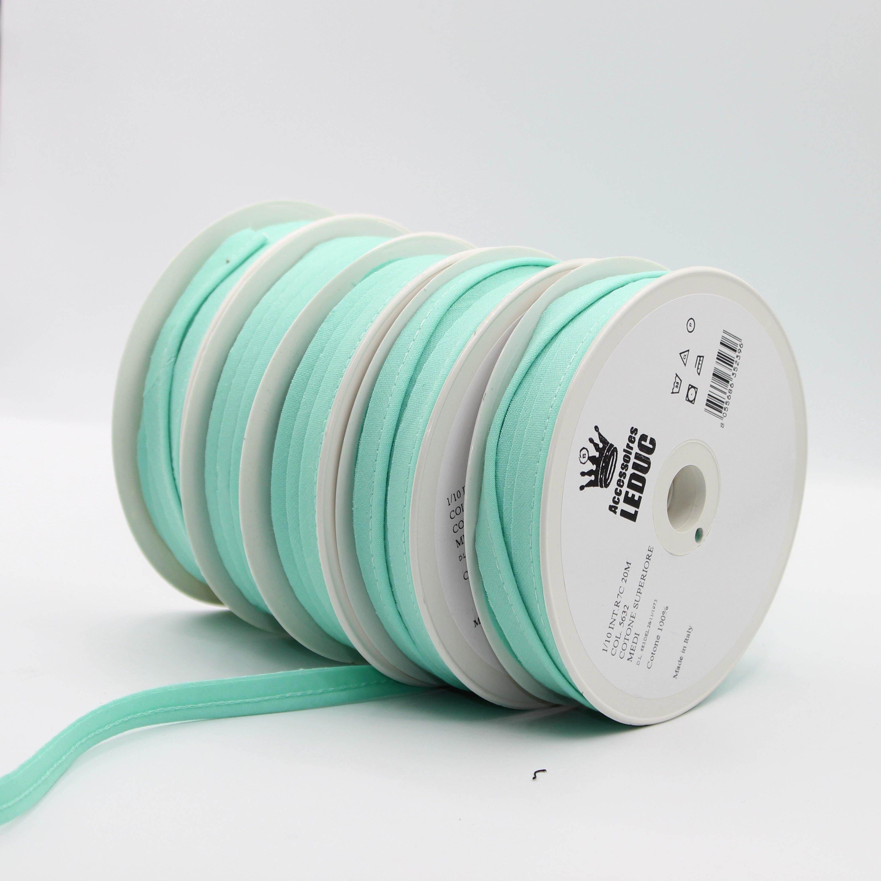 100MT - COTTON PIPING / 10mm (8+2mm) - ACCESSOIRES LEDUC BV