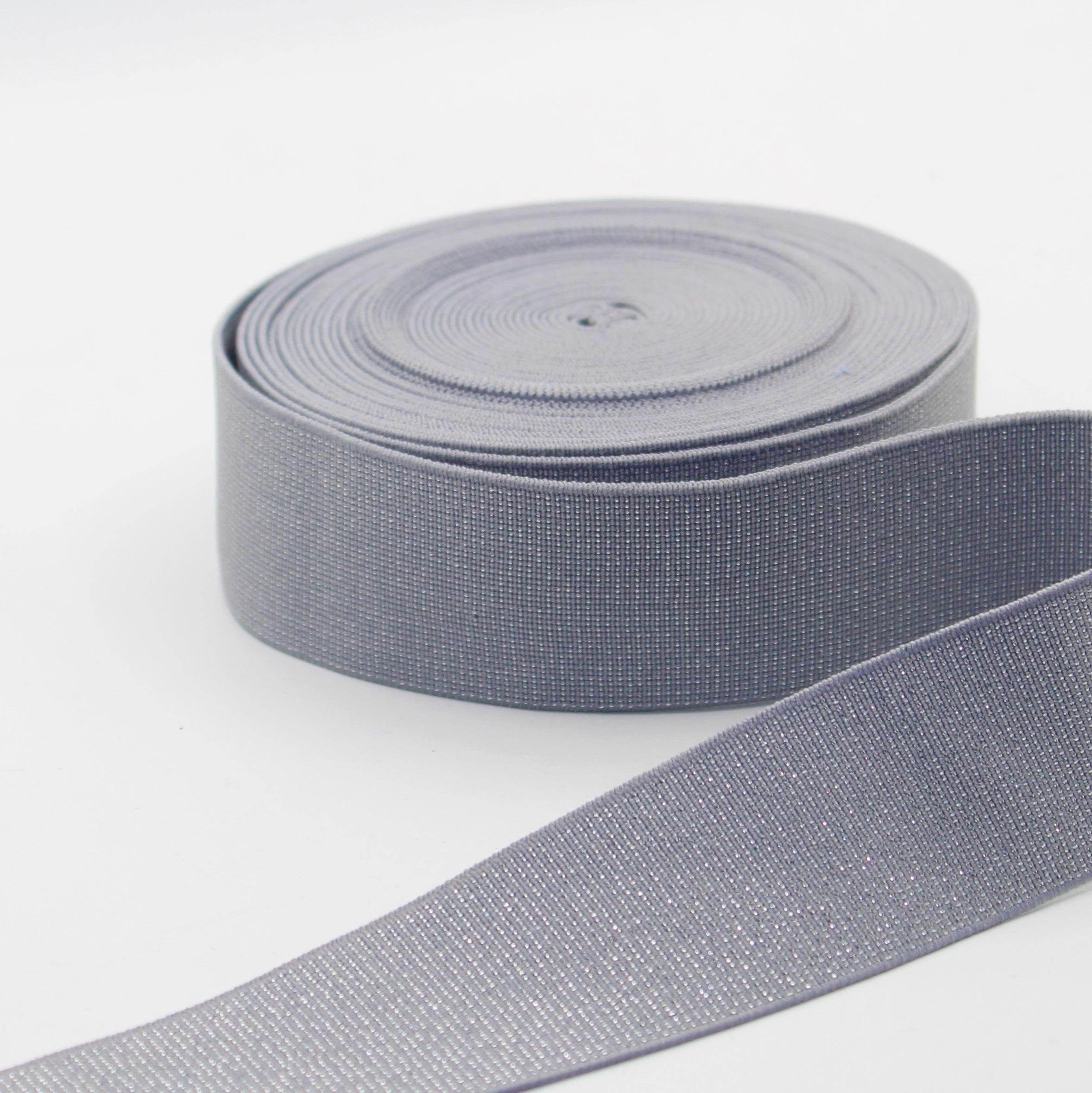 Glittery Lurex Elastic 40mm #ELA1314 - ACCESSOIRES LEDUC BV