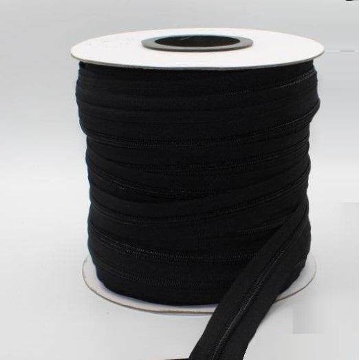 100 METERS roll Nylon Zipper #5 (6mm) BLACK OR WHITE + 100 sliders #5 - ACCESSOIRES LEDUC BV