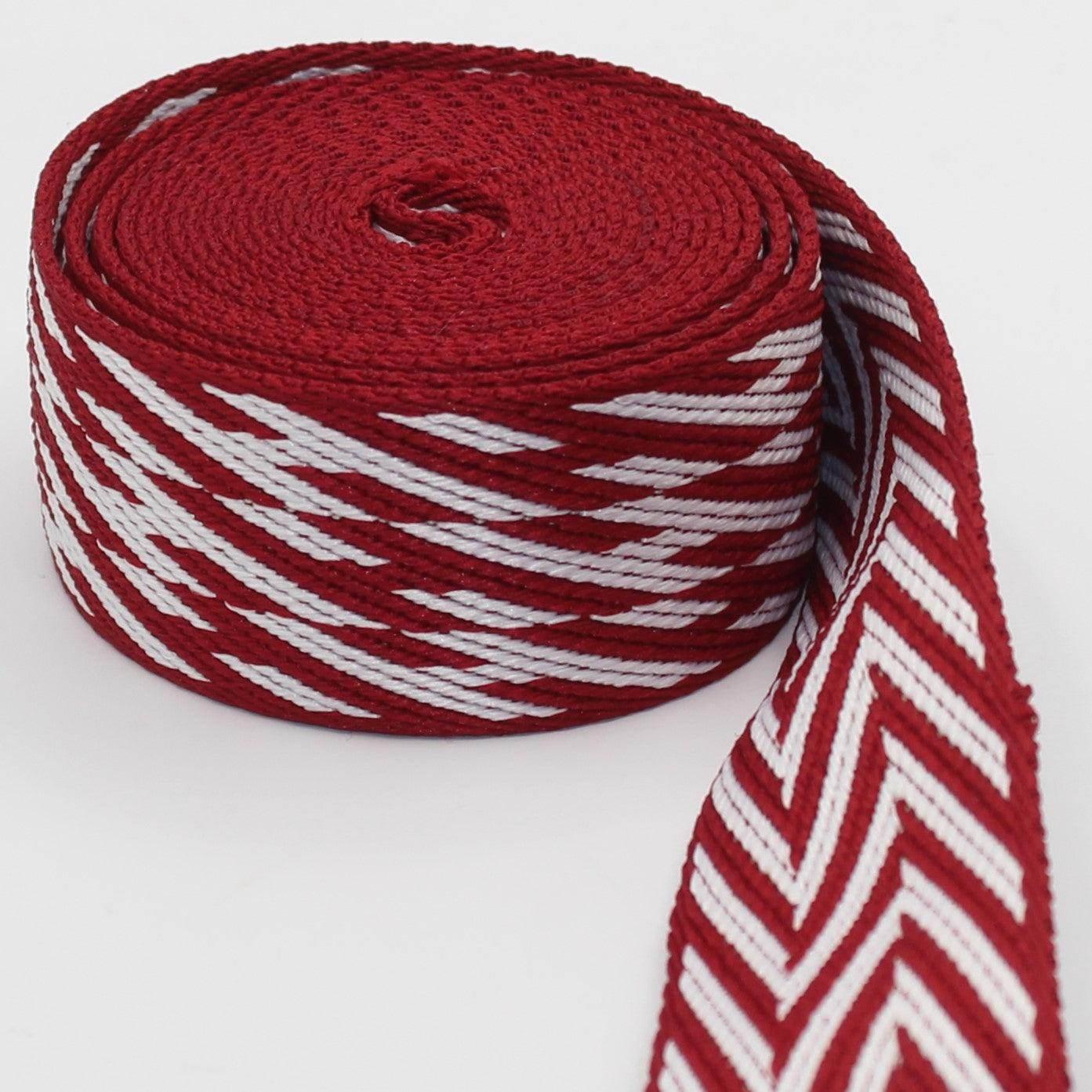5 meters Zig Zag / Thunder Webbing 38mm #RUB3514 - ACCESSOIRES LEDUC BV