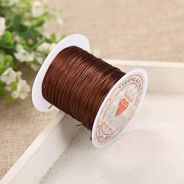 19 rolls of 50 meters of Elastic Yarn Coloured, 0,80mm - ACCESSOIRES LEDUC BV