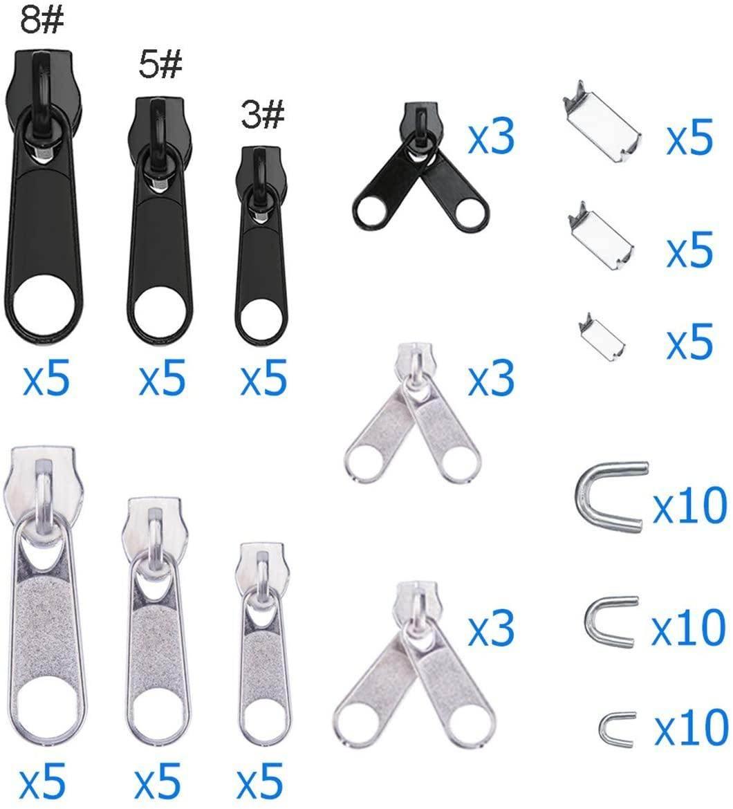 Zipper Repair Kit 85 pieces + Plyer #HAB1x016 - ACCESSOIRES LEDUC BV