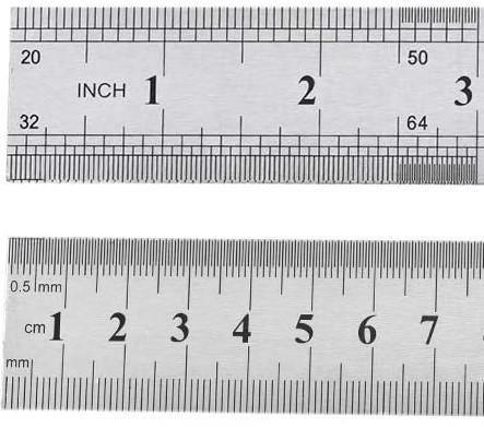 Stick Metal Ruler