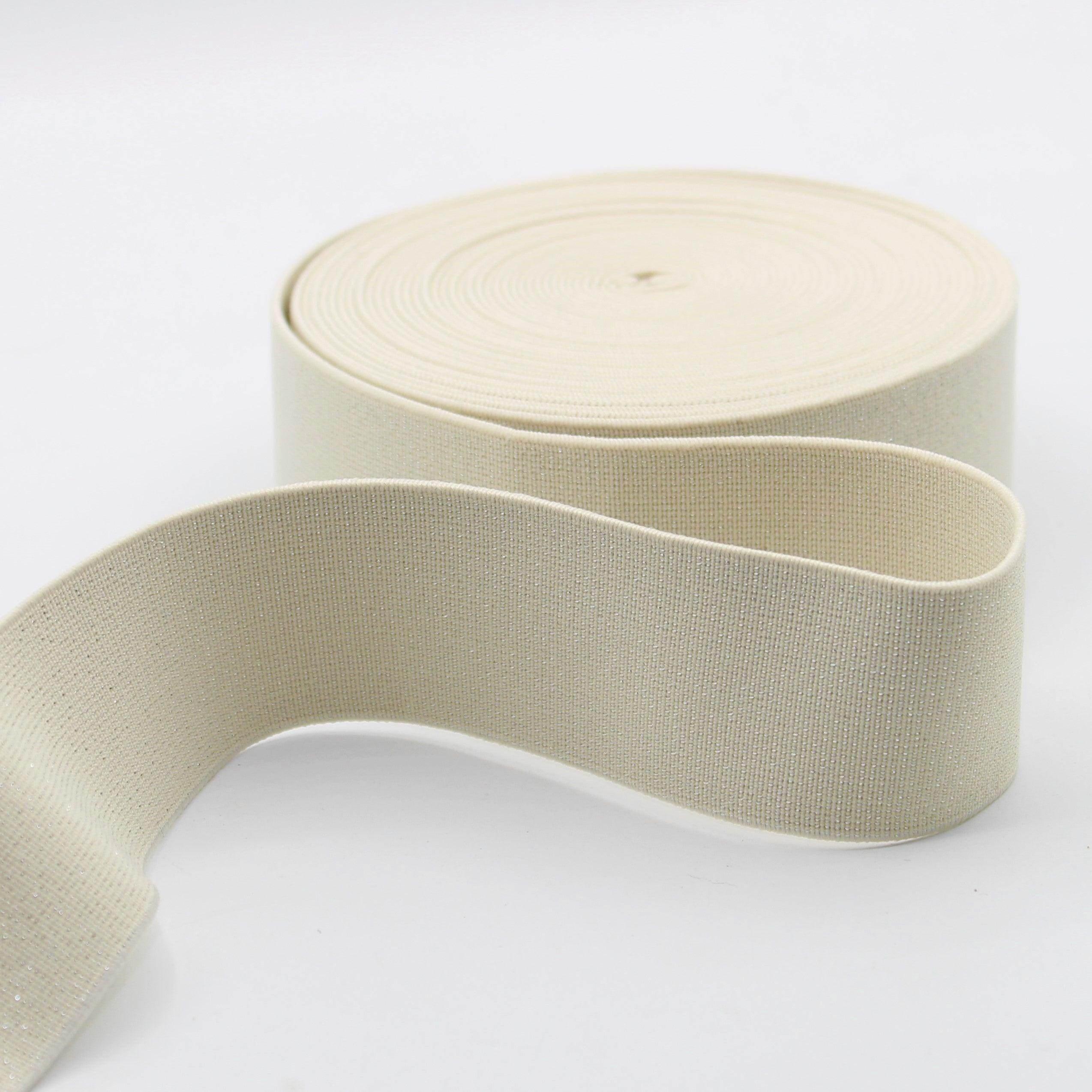 Glittery Lurex Elastic 40mm #ELA1314 - ACCESSOIRES LEDUC BV