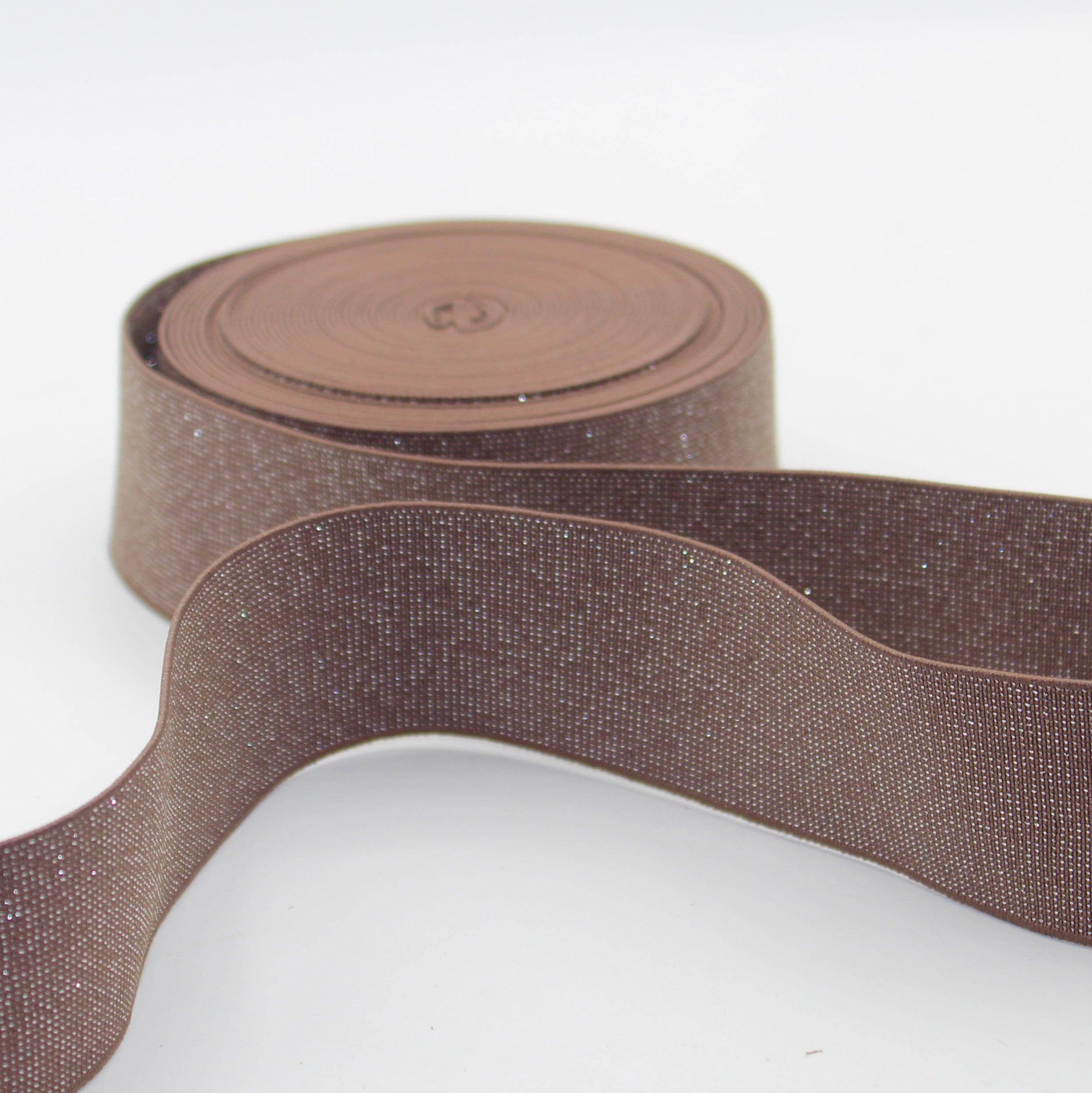 Glittery Lurex Elastic 40mm #ELA1314 - ACCESSOIRES LEDUC BV