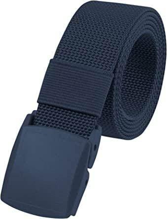 130cm BELT with Sliding Plastic Buckle, Fits all Sizes, Adjustable, Unisex, Very Convenient for Security Checks - ACCESSOIRES LEDUC BV