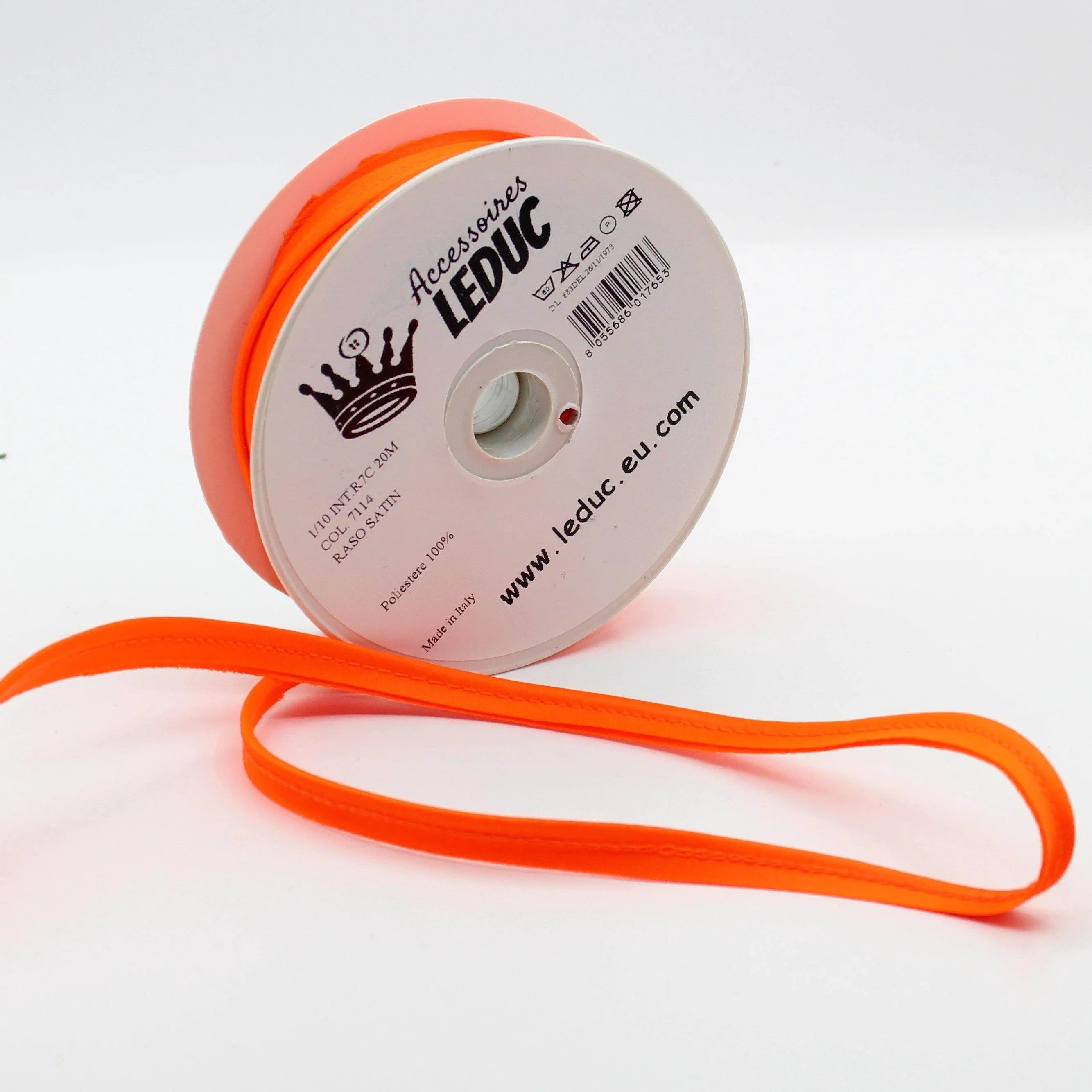 20 meters Neon Colour, Fluorescent, Piping 10mm (2+8mm) #HAB1x022 - ACCESSOIRES LEDUC BV