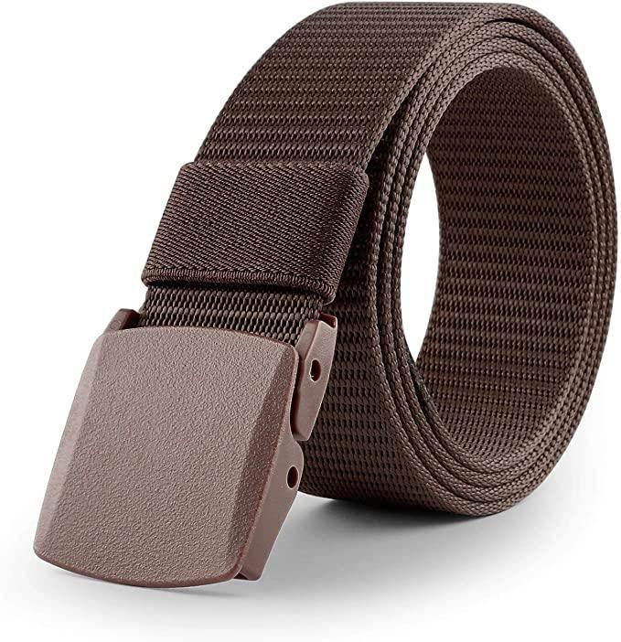 130cm BELT with Sliding Plastic Buckle, Fits all Sizes, Adjustable, Unisex, Very Convenient for Security Checks - ACCESSOIRES LEDUC BV