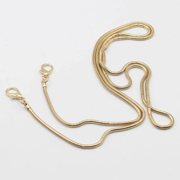 120cm long Chain with Lobsters (3mm rings) #CHAIN536 - ACCESSOIRES LEDUC BV