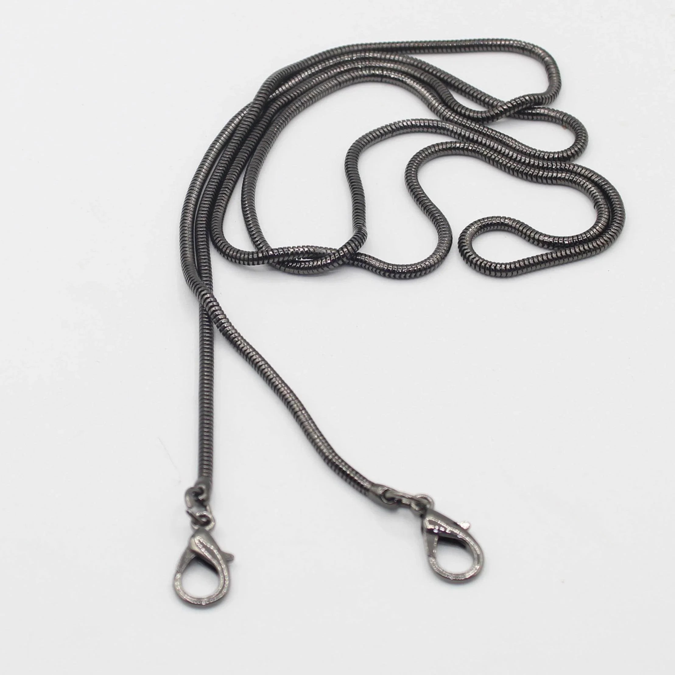 120cm long Chain with Lobsters (3mm rings) #CHAIN536 - ACCESSOIRES LEDUC BV