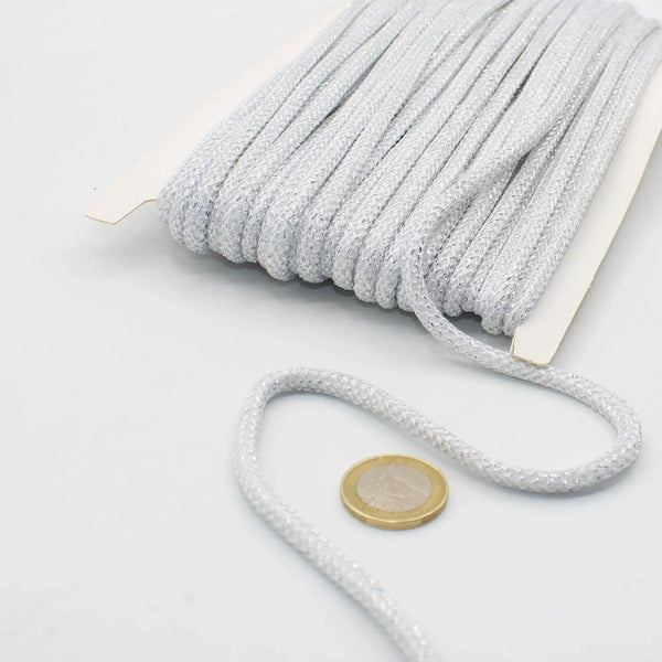 20 meters Lurex Cord 5mm #COR3013 - ACCESSOIRES LEDUC BV