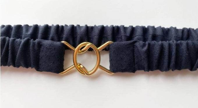 1 set Clipsable Crossed Buckles Gold, Gunmetal or Silver #BME3x03 - ACCESSOIRES LEDUC BV