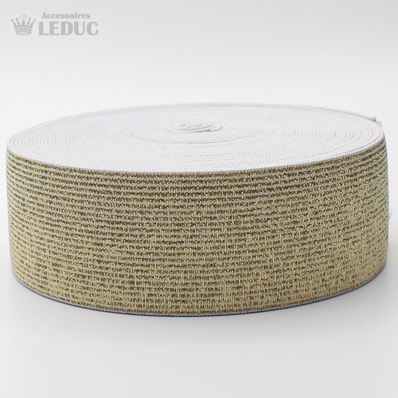 Lurex Elastic rolls of 10 meters #ELA501 - ACCESSOIRES LEDUC BV