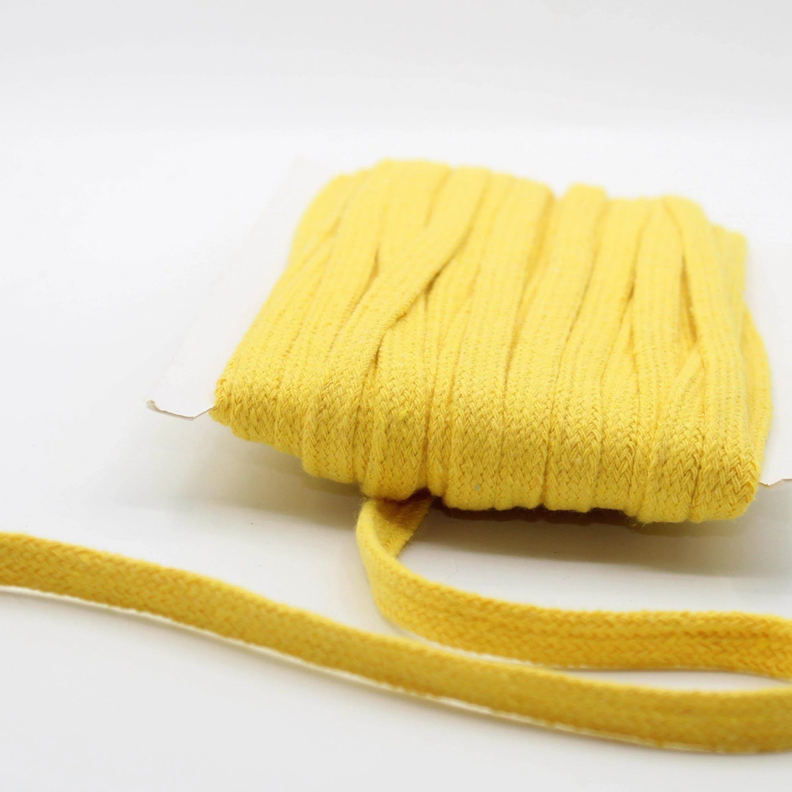 20 Meters Flat Cotton Cord 10mm #COR3010 - ACCESSOIRES LEDUC BV